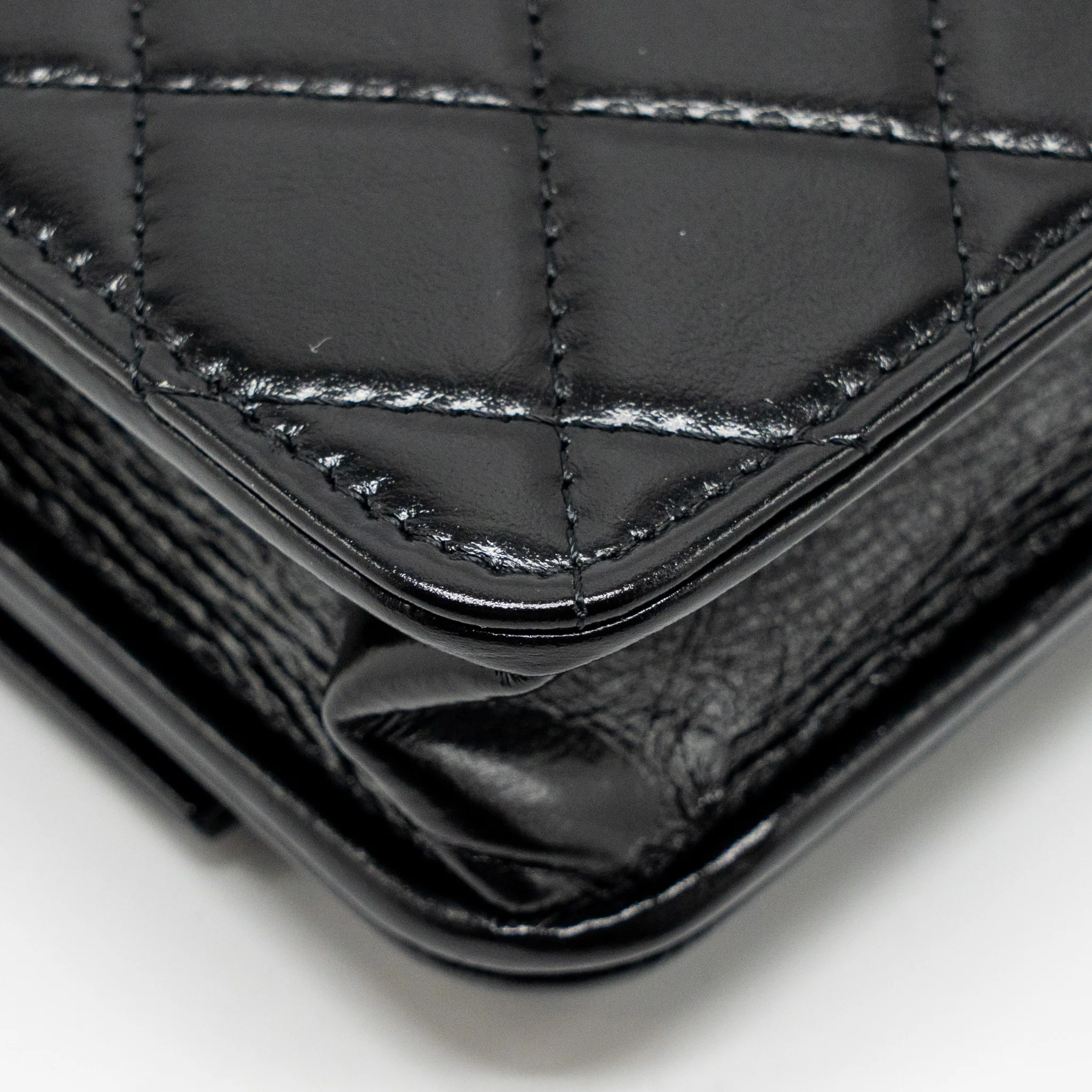 Chanel 24c 31 Wallet On Chain Shiny Calfskin Black LGHW (Microchip) - Image 11