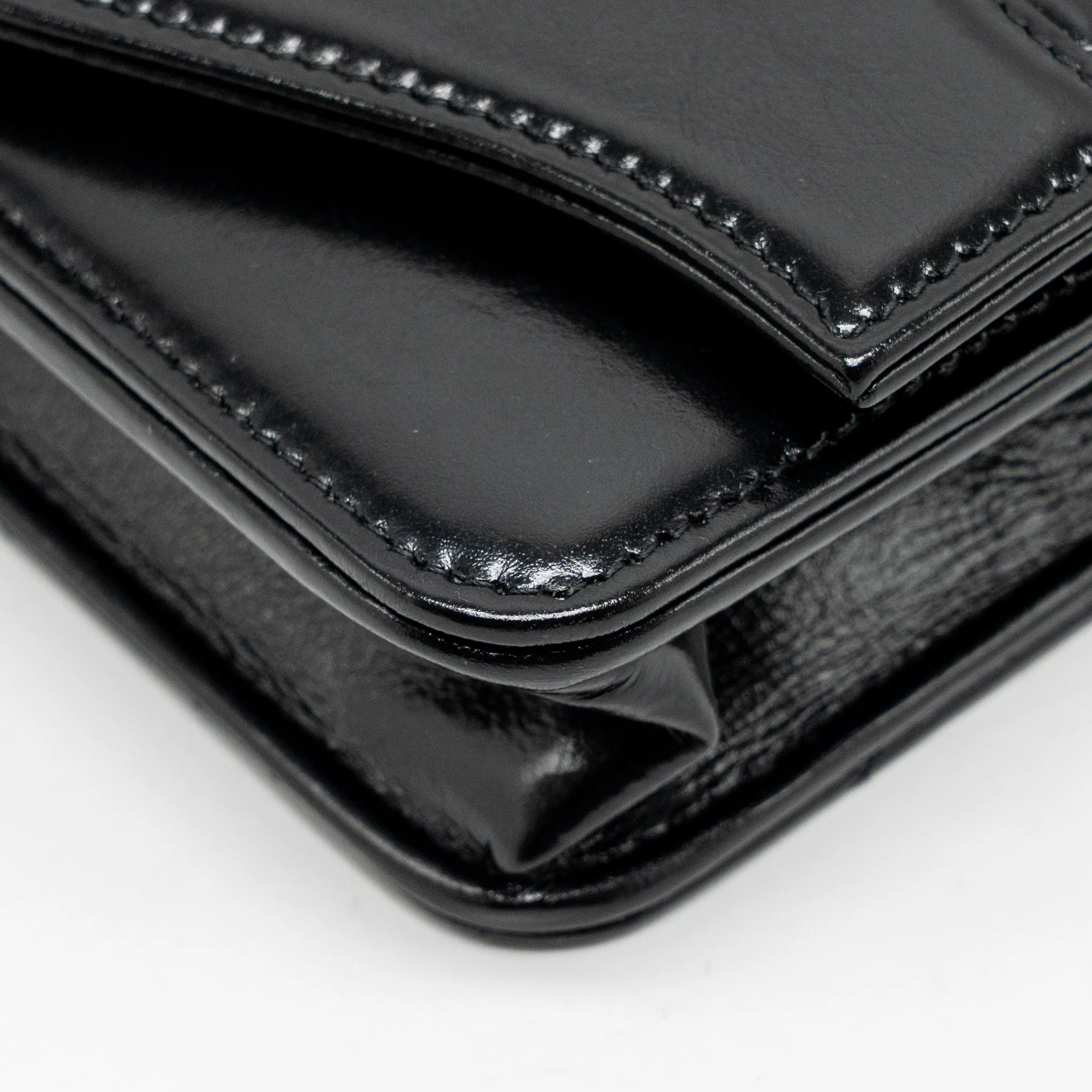 Chanel 24c 31 Wallet On Chain Shiny Calfskin Black LGHW (Microchip) - Image 8