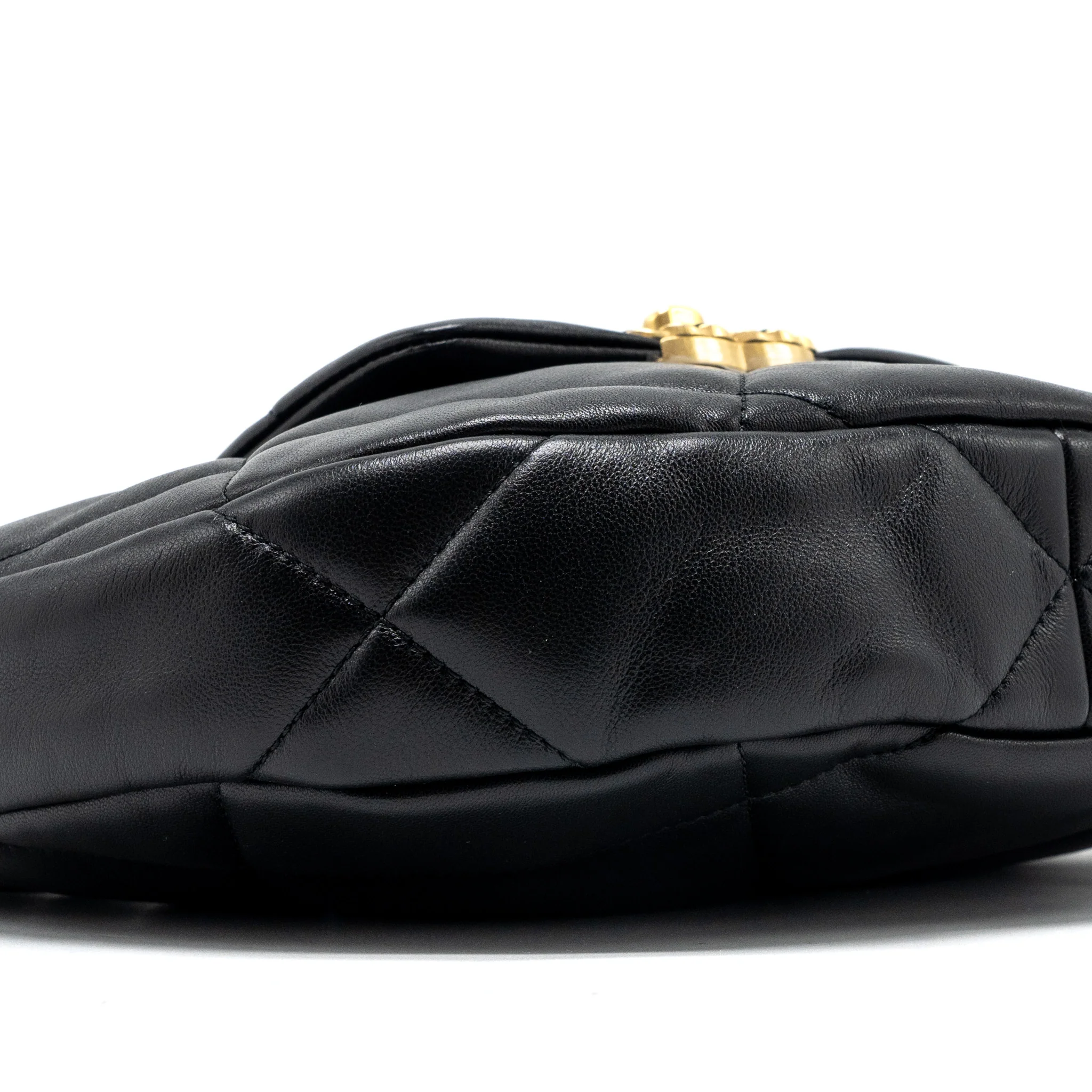 Chanel 24C Hobo shoulder bag lambskin Black Multicolour hardware (microchip) - Image 6