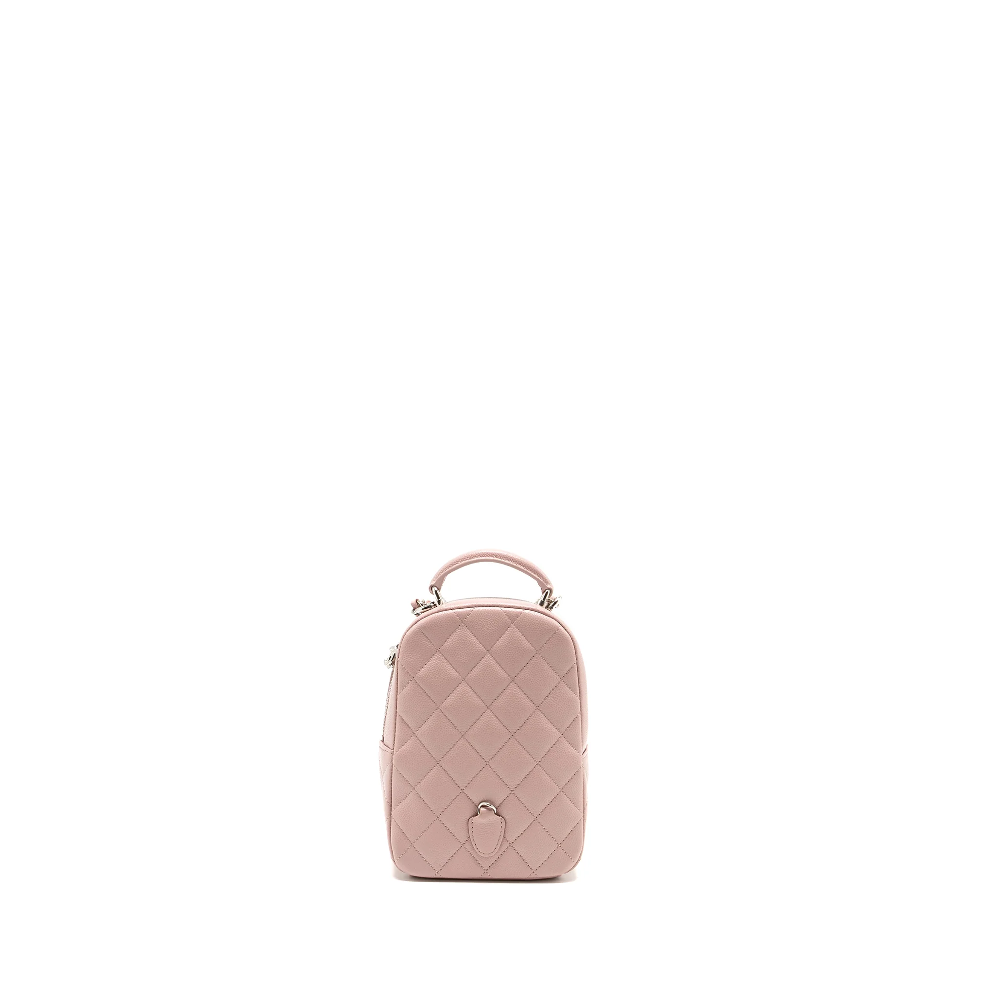 Chanel 24P Classic mini Backpack Caviar Light Pink SHW (Microchip) - Image 2