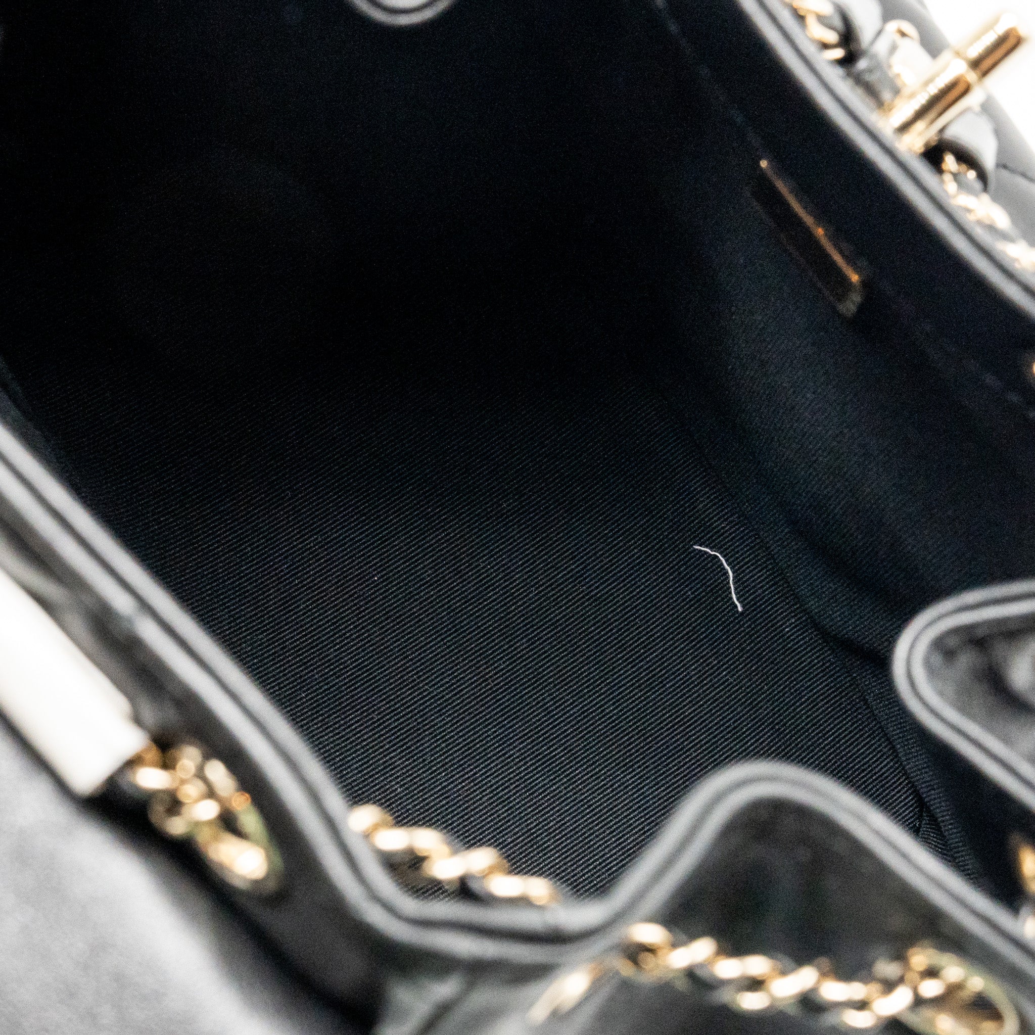 Chanel 24p Mini Duma Backpack Calfskin Black LGHW (microchip) - Image 15