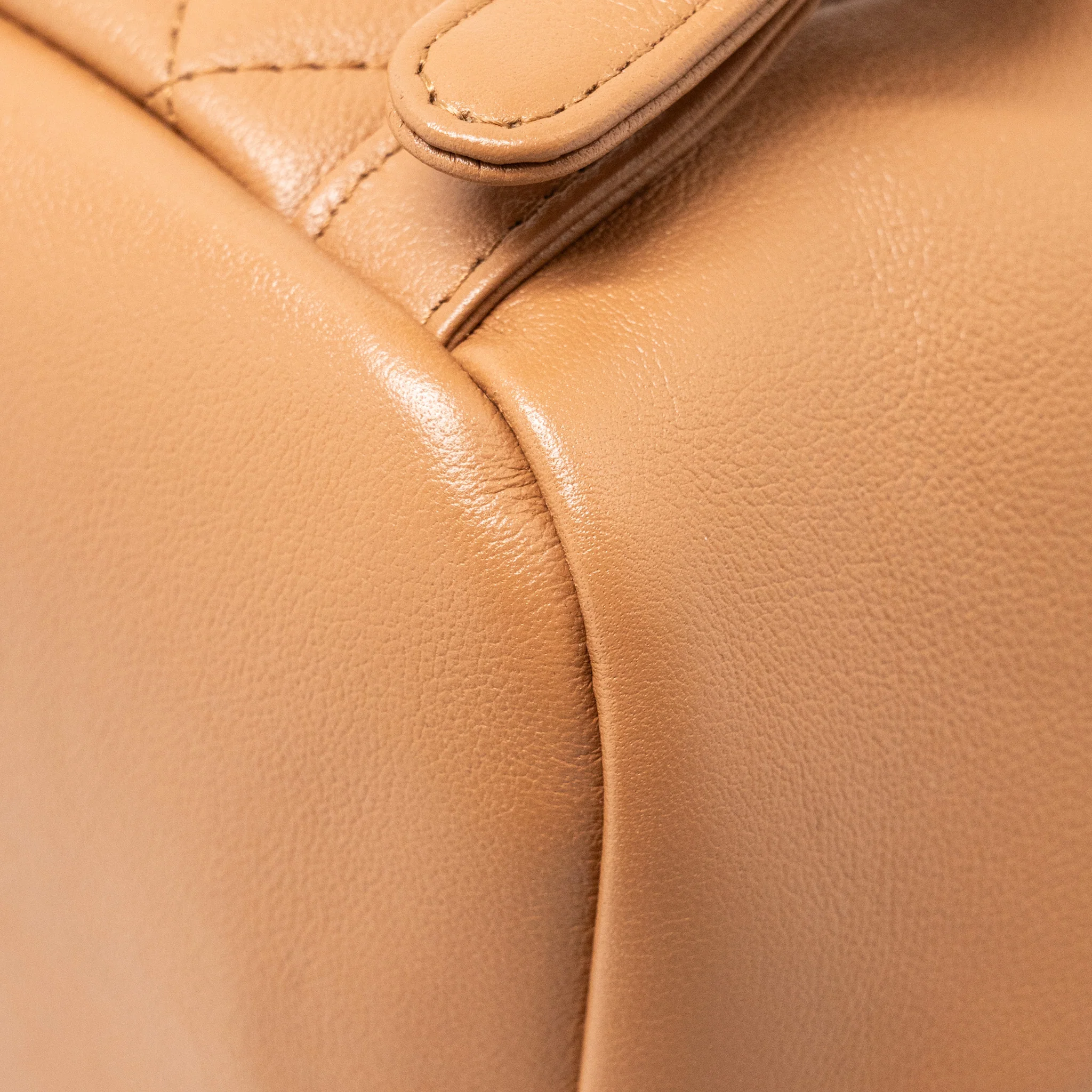 Chanel 24p Mini Duma Backpack Calfskin Caramel LGHW (microchip) - Image 11
