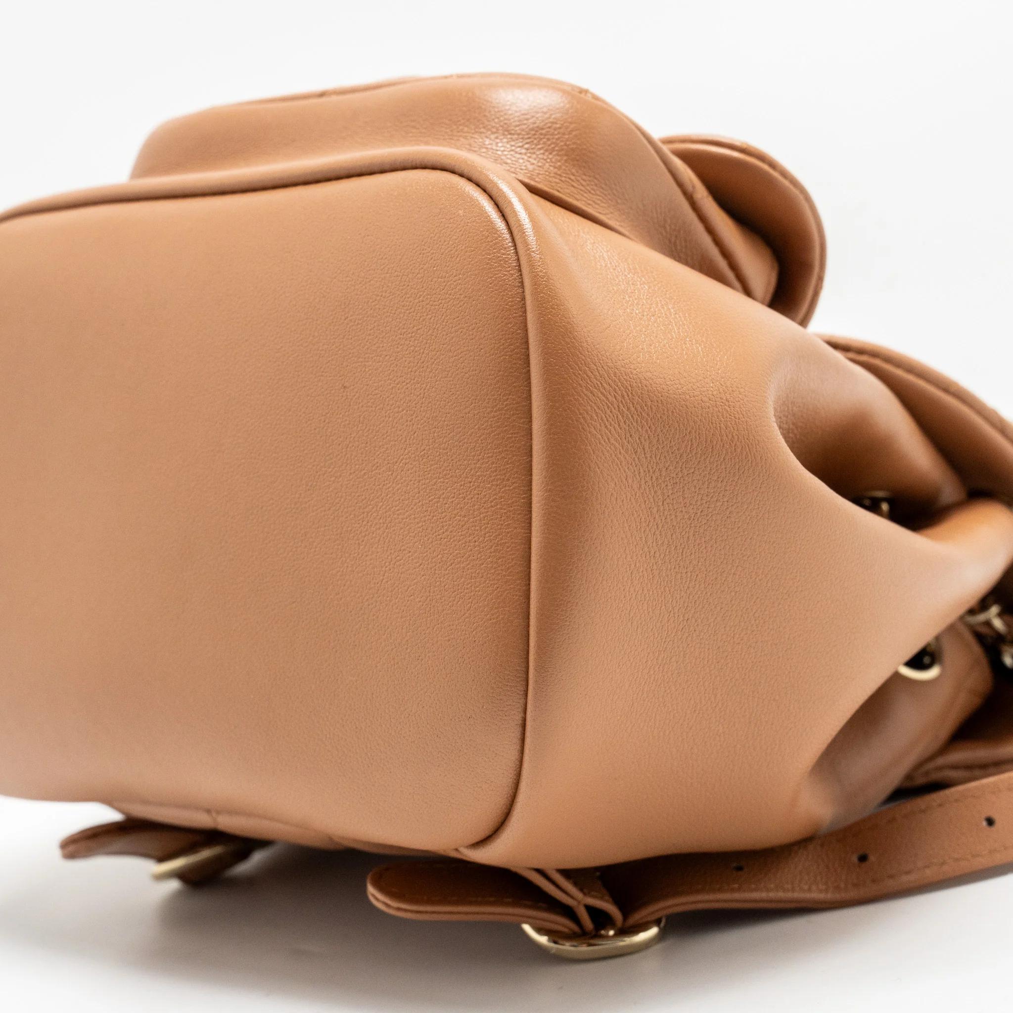 Chanel 24p Mini Duma Backpack Calfskin Caramel LGHW (microchip) - Image 7