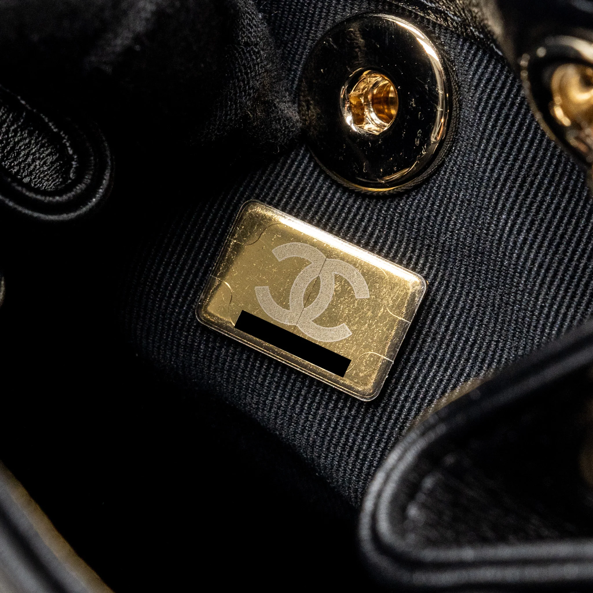 Chanel 24P Mini Duma backpack calfskin black LGHW (Microchip) - Image 14