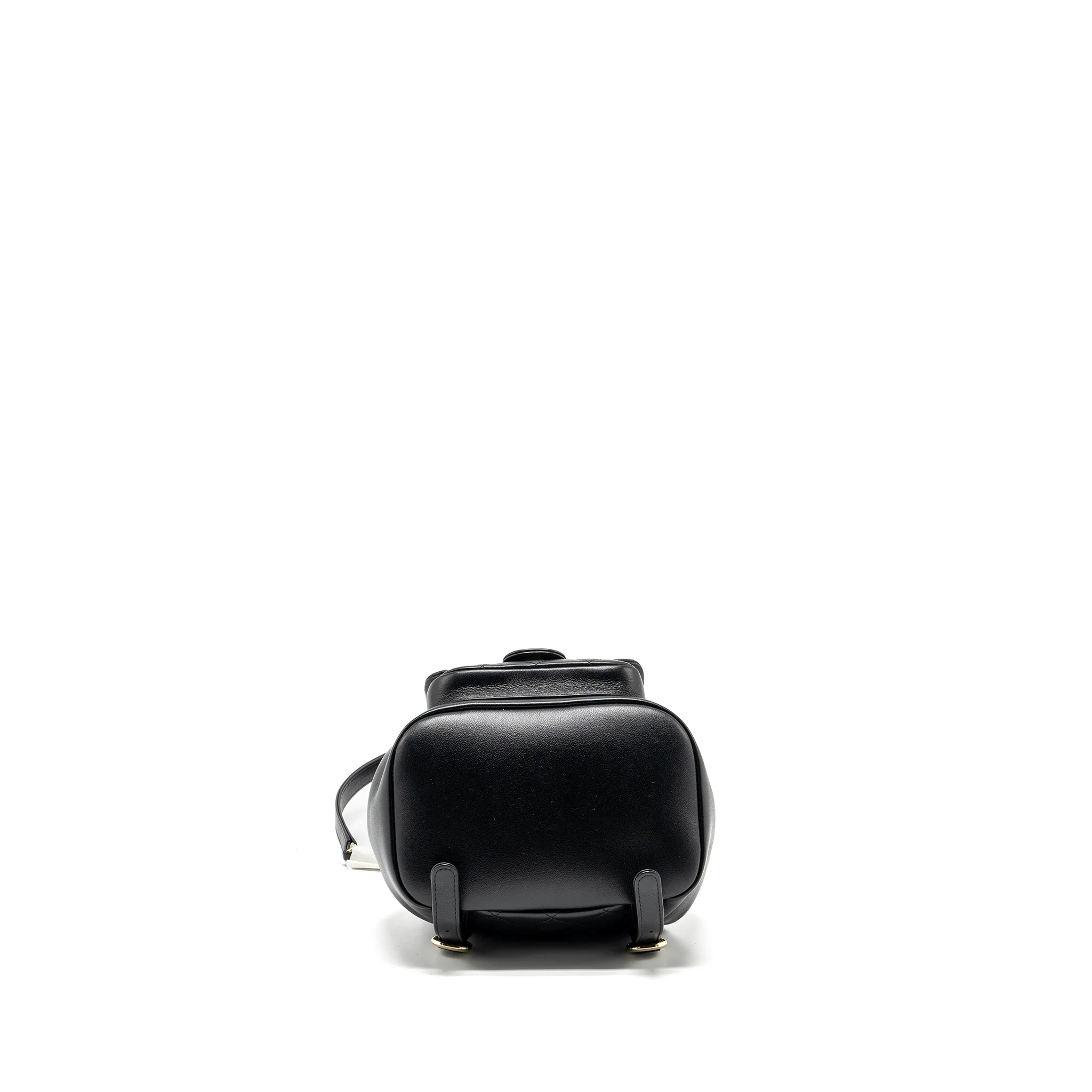 Chanel 24P Mini Duma backpack calfskin black LGHW (Microchip) - Image 5