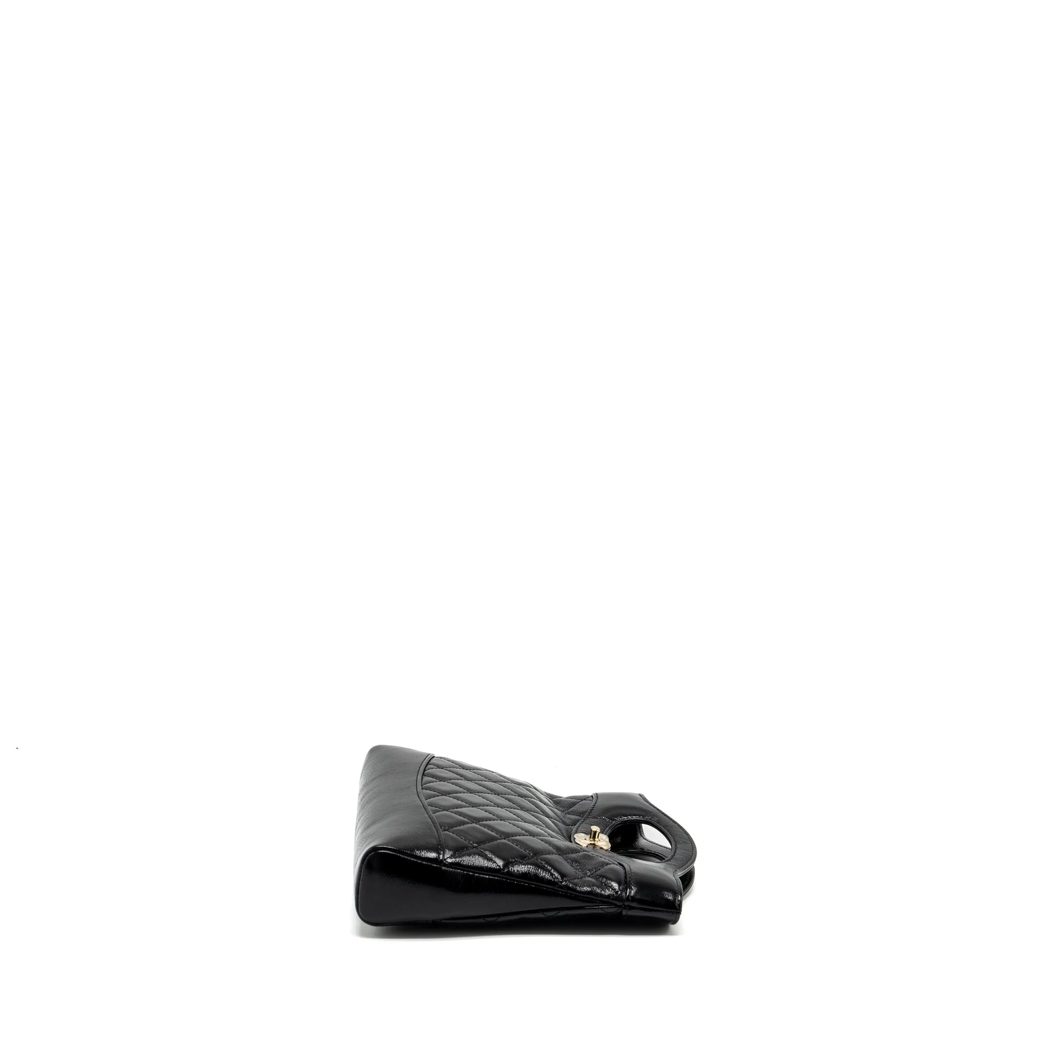 Chanel 24S Mini 31 Bag shiny Lambskin black GHW (microchip) - Image 4