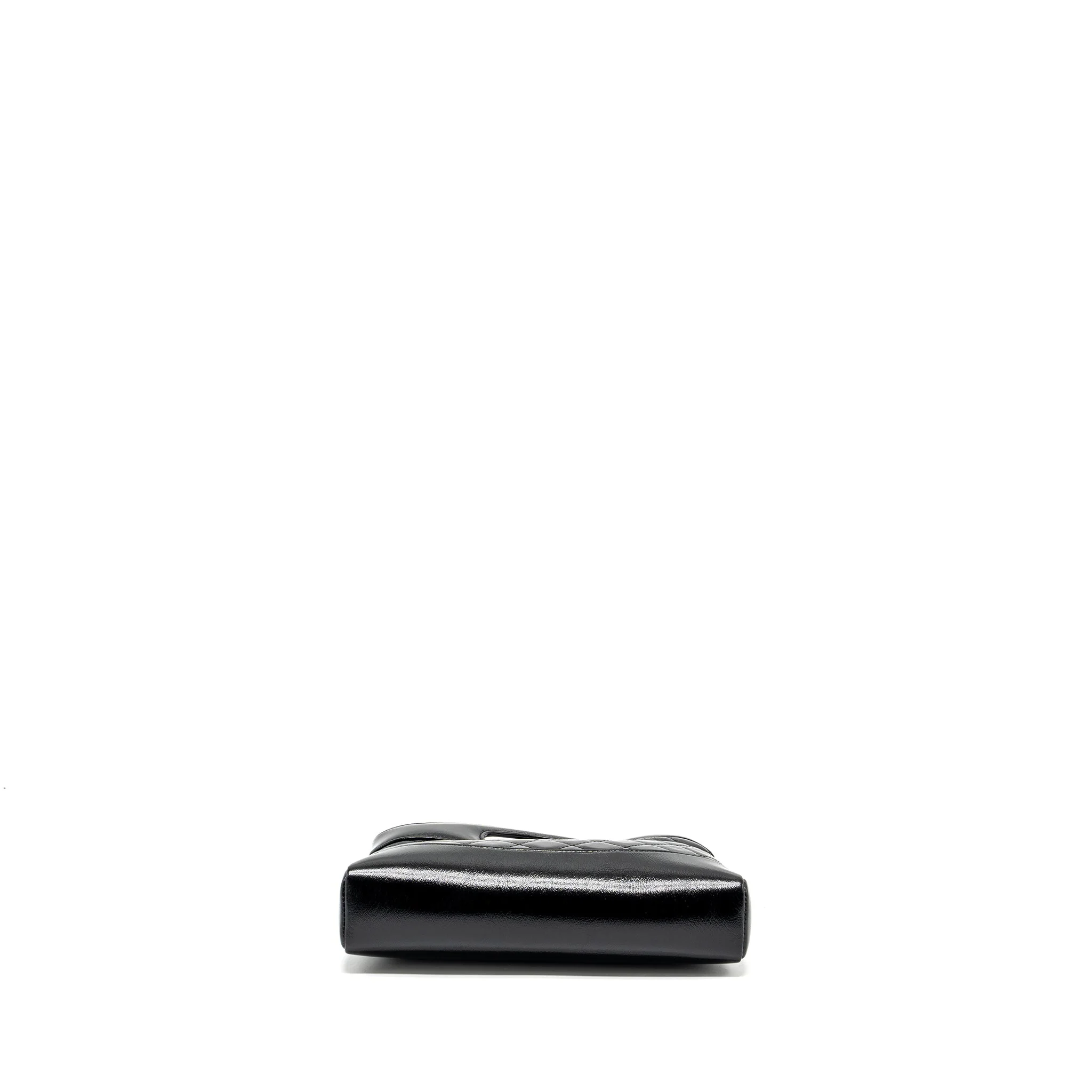 Chanel 24S Mini 31 Bag shiny Lambskin black GHW (microchip) - Image 5