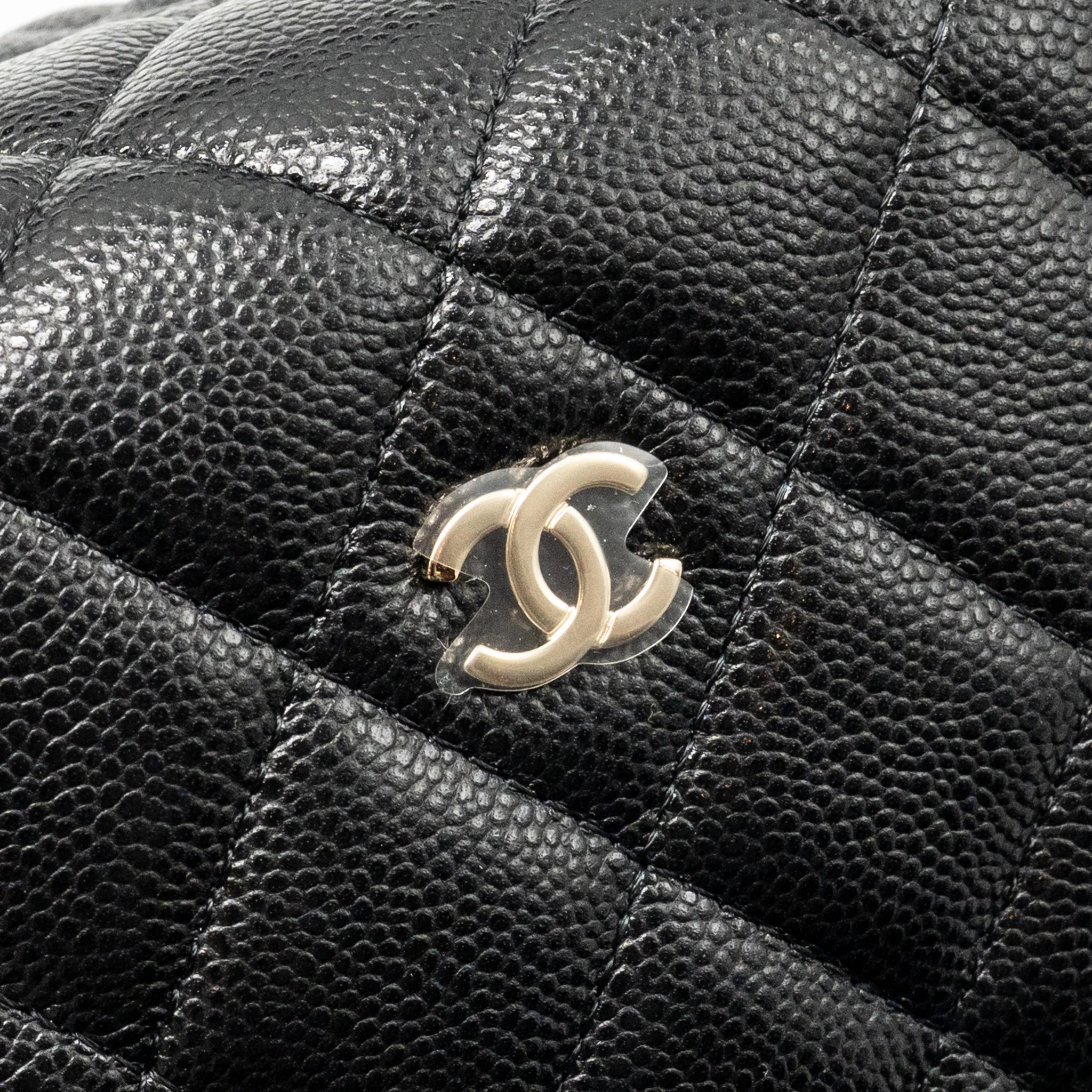 Chanel 25c Quilted Hobo Bag Caviar Black GHW (microchip) - Image 13