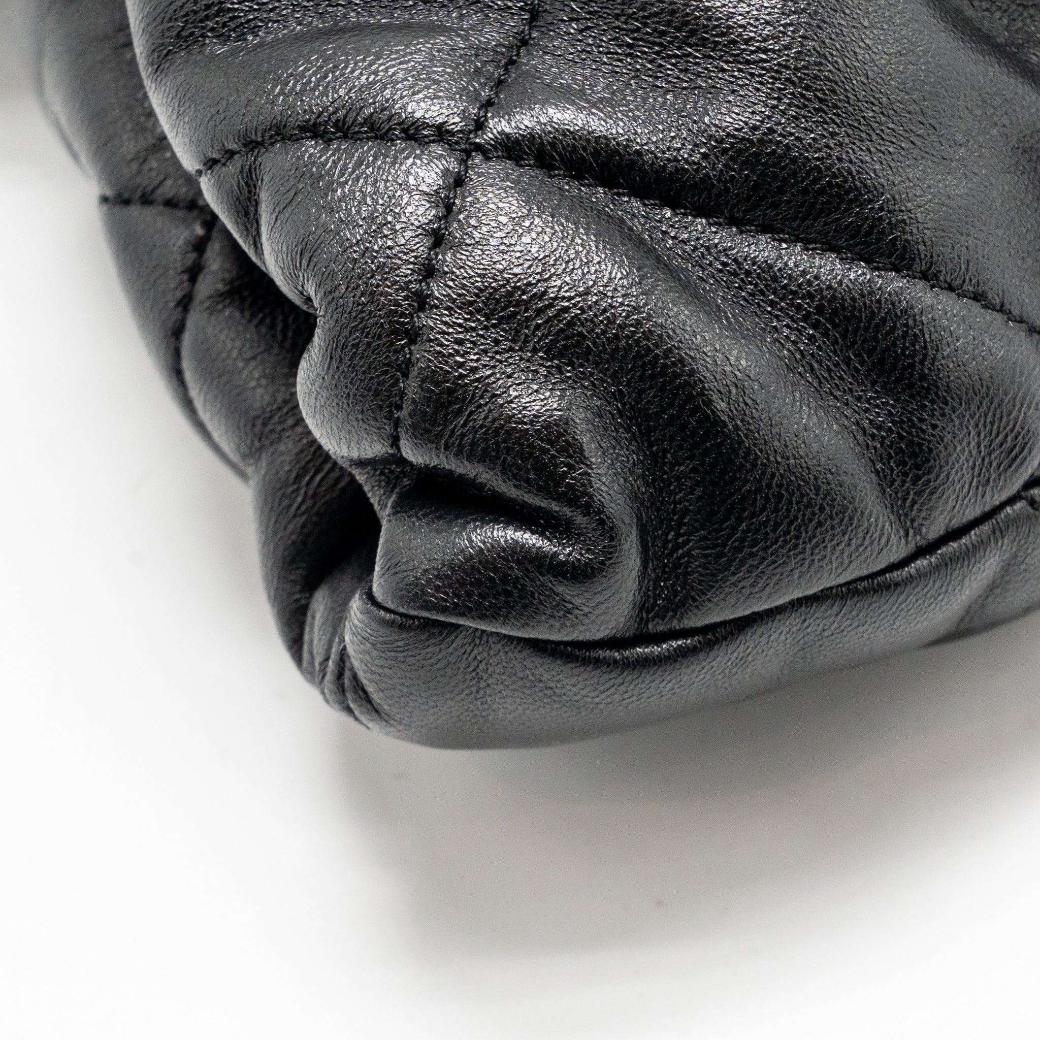 Chanel 25k Medium Bow Bag Lambskin Black GHW (microchip) - Image 12