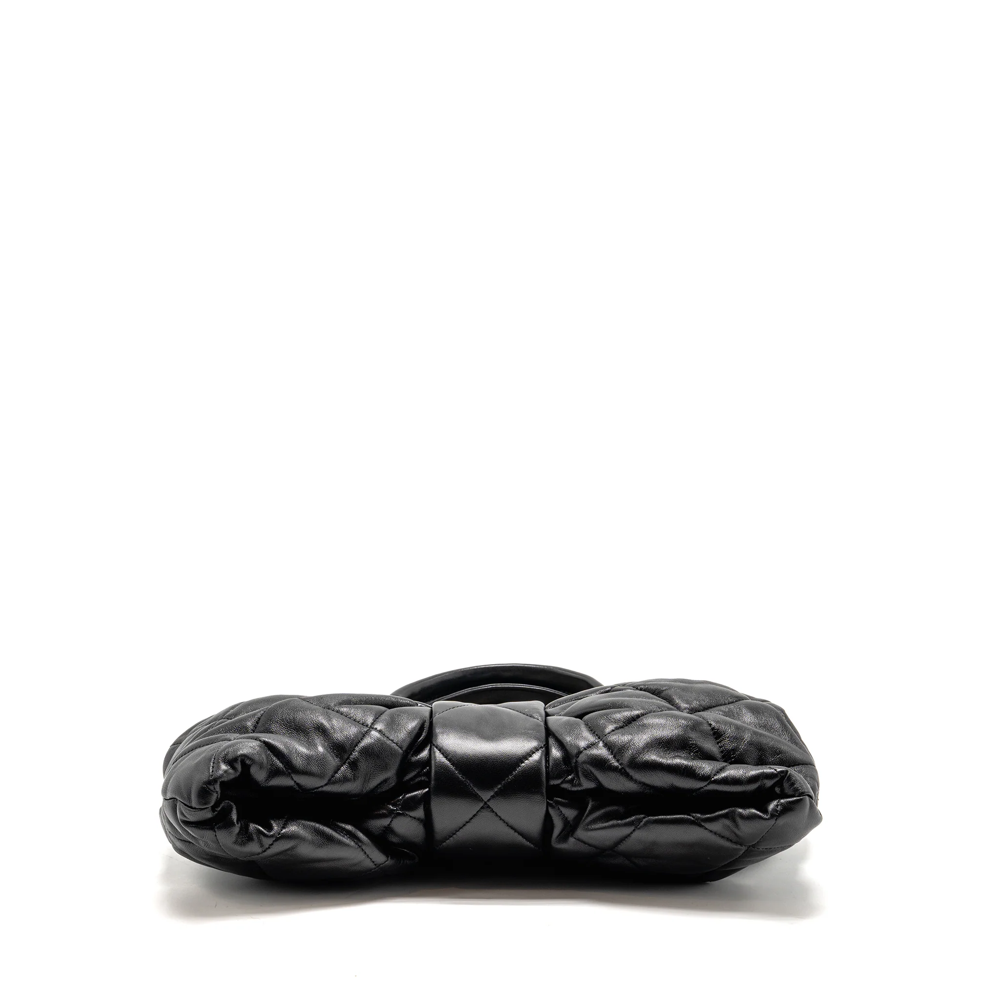 Chanel 25k Medium Bow Bag Lambskin Black GHW (microchip) - Image 6