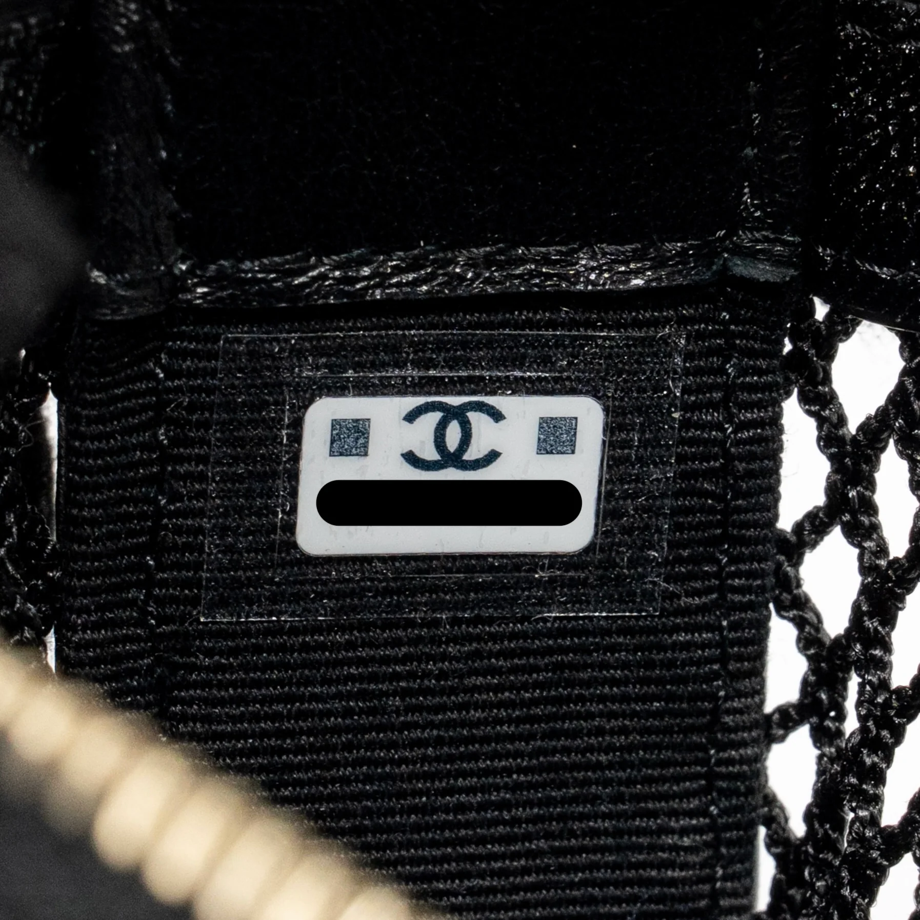 Chanel 25S half moon clutch mesh/ lambskin black LGHW (microchip) - Image 14