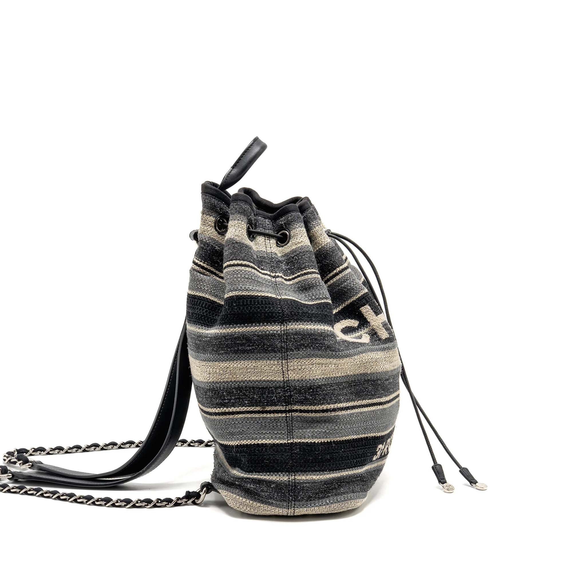 Chanel 31 Rue Cambon Bucket Backpack Fabric Multicolour SHW - Image 3