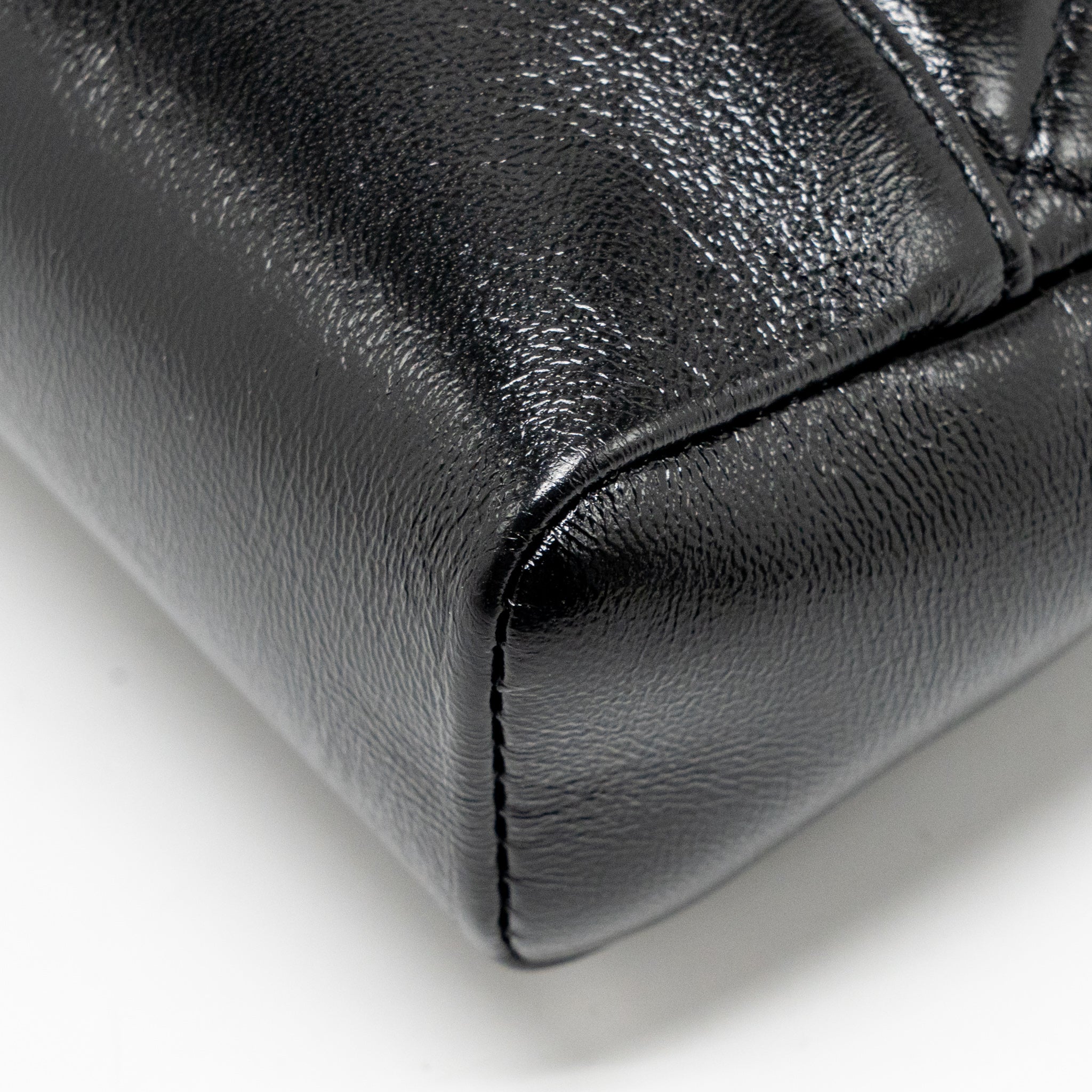 Chanel mini 31 bag shiny lambskin black LGHW (microchip) - Image 12