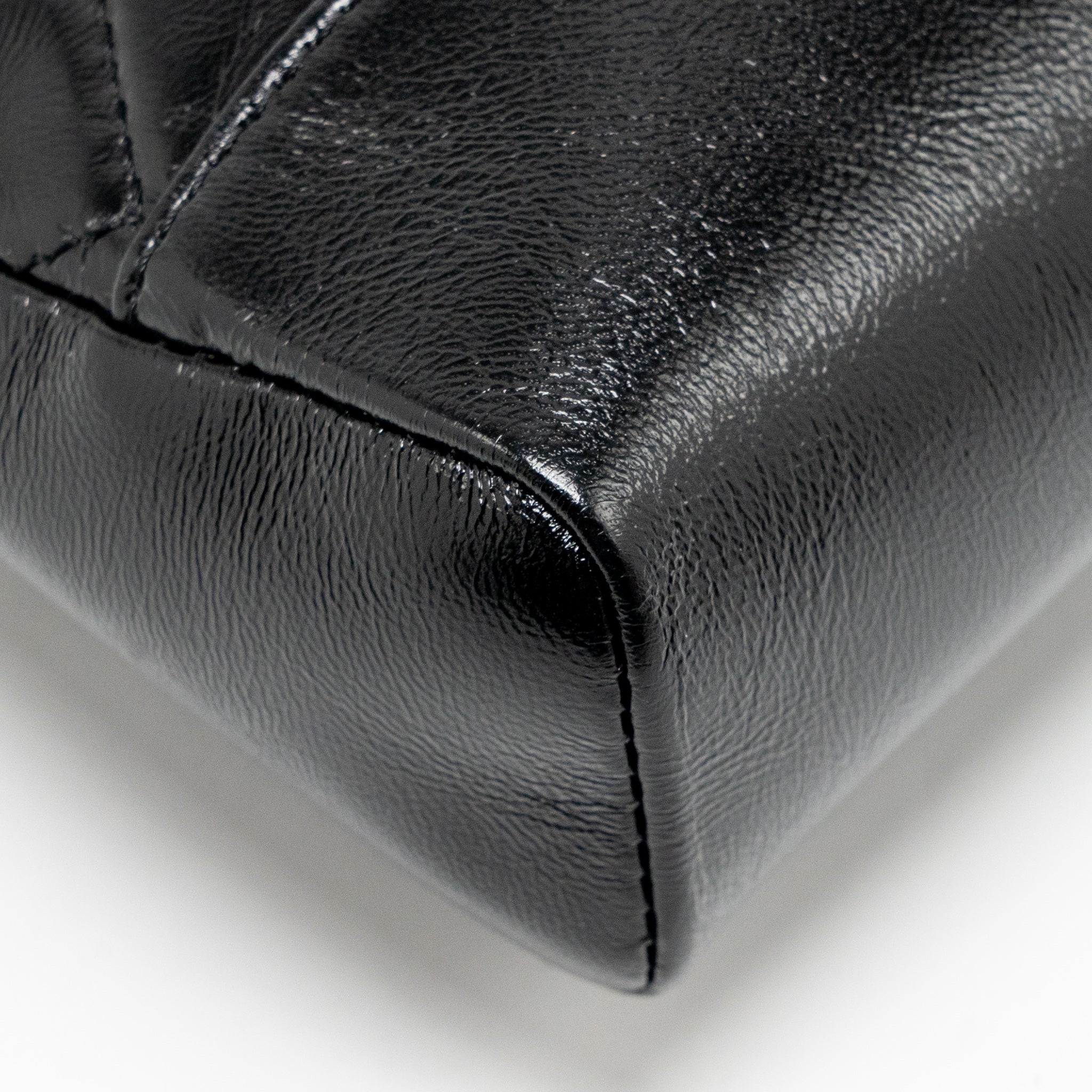 Chanel mini 31 bag shiny lambskin black LGHW (microchip) - Image 9