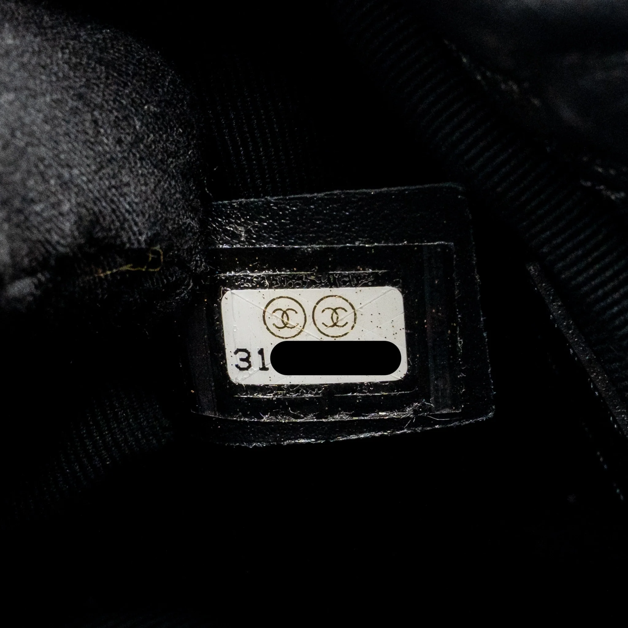 Chanel About Pearls Quilted Drawstring Bucket Bag Lambskin Black LGHW - Image 16