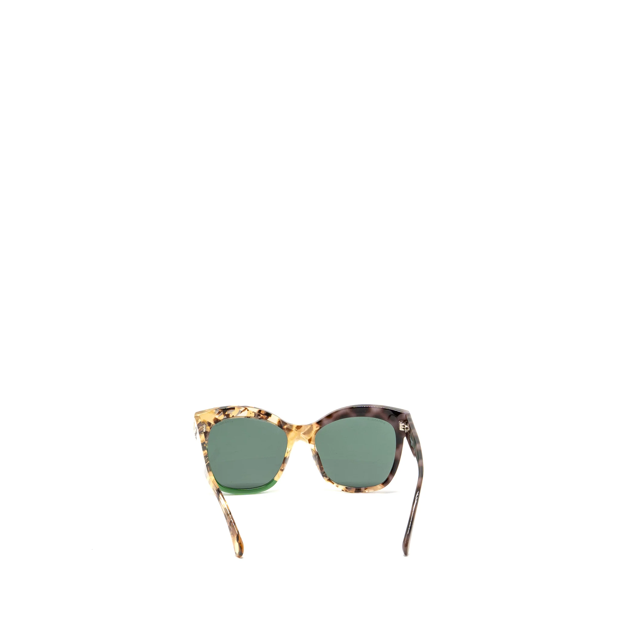Chanel Acetate Square CC Sunglasses Tortoise Shell Brown SHW 71347A - Image 3