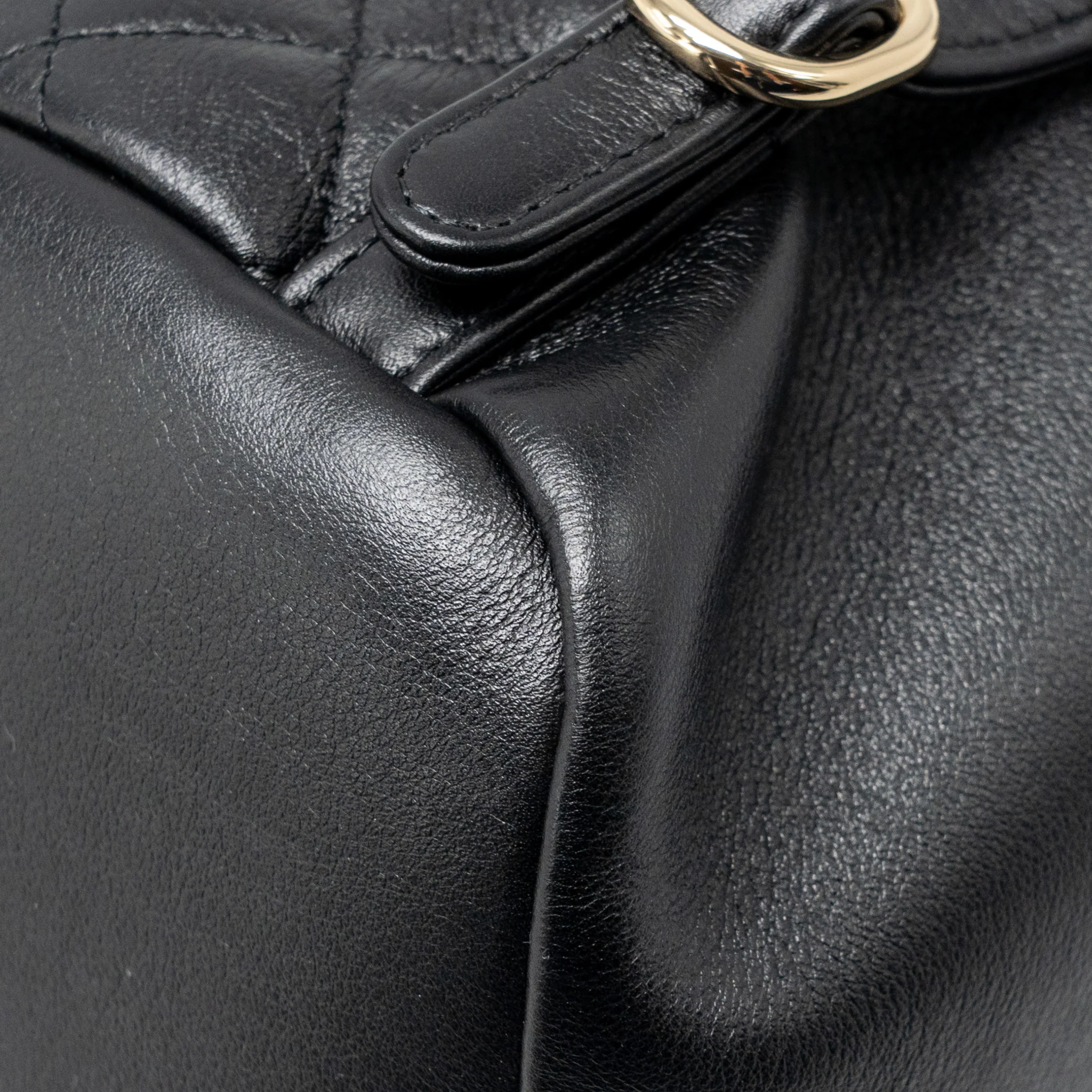 Chanel Large Duma Backpack Calfskin Black LGHW (microchip) - Image 9
