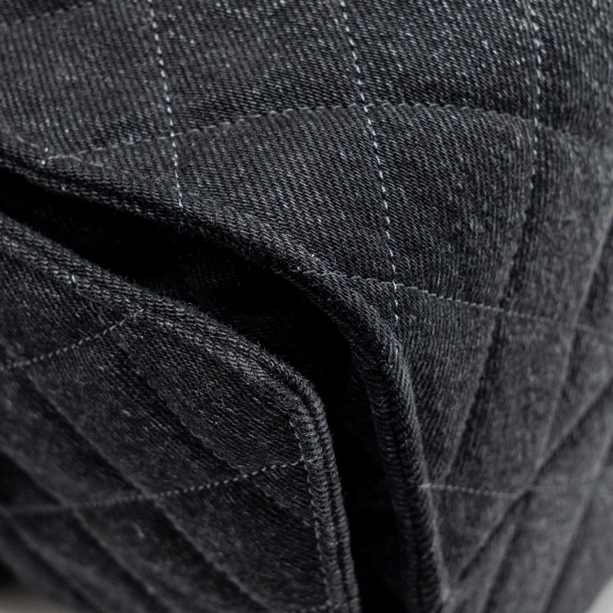 Chanel 25 Medium Handbag Washed Denim Black GHW (Microchip) - Image 11