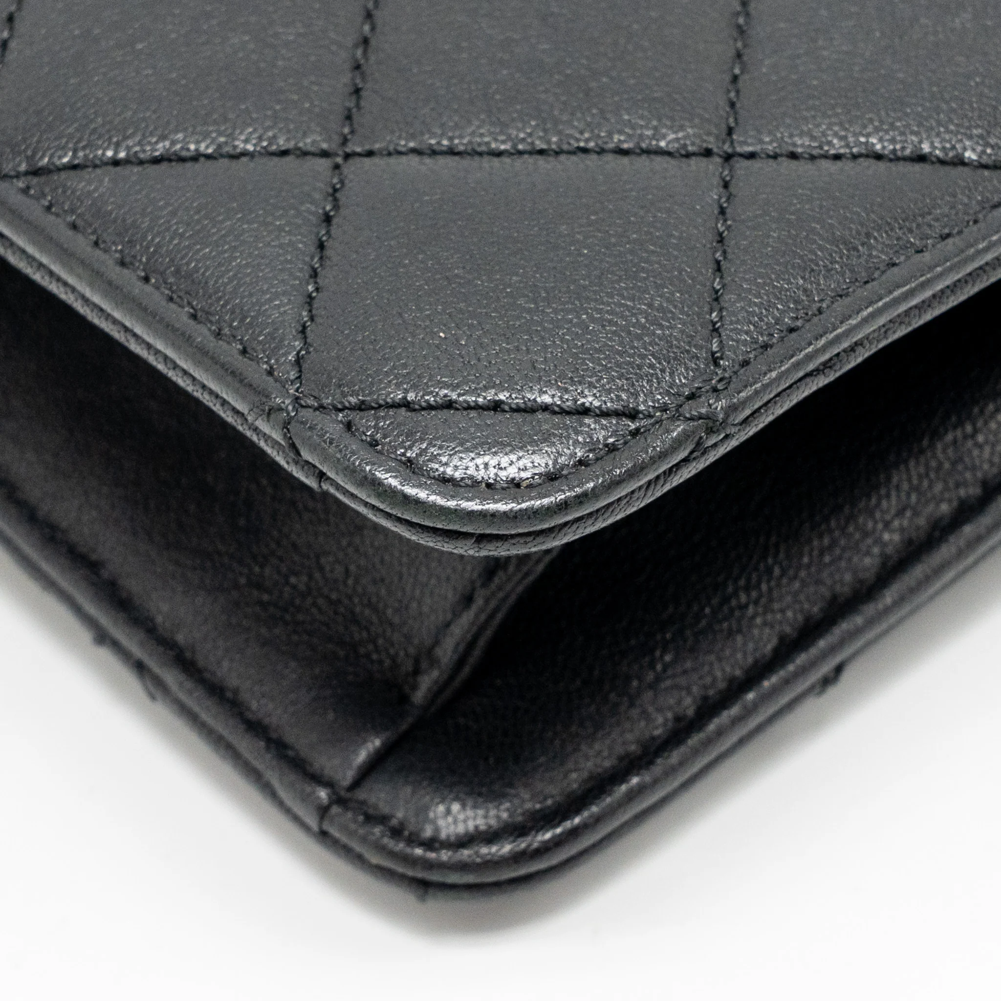 Chanel Beauty Lock Flap Bag Sheepskin Black GHW - Image 11