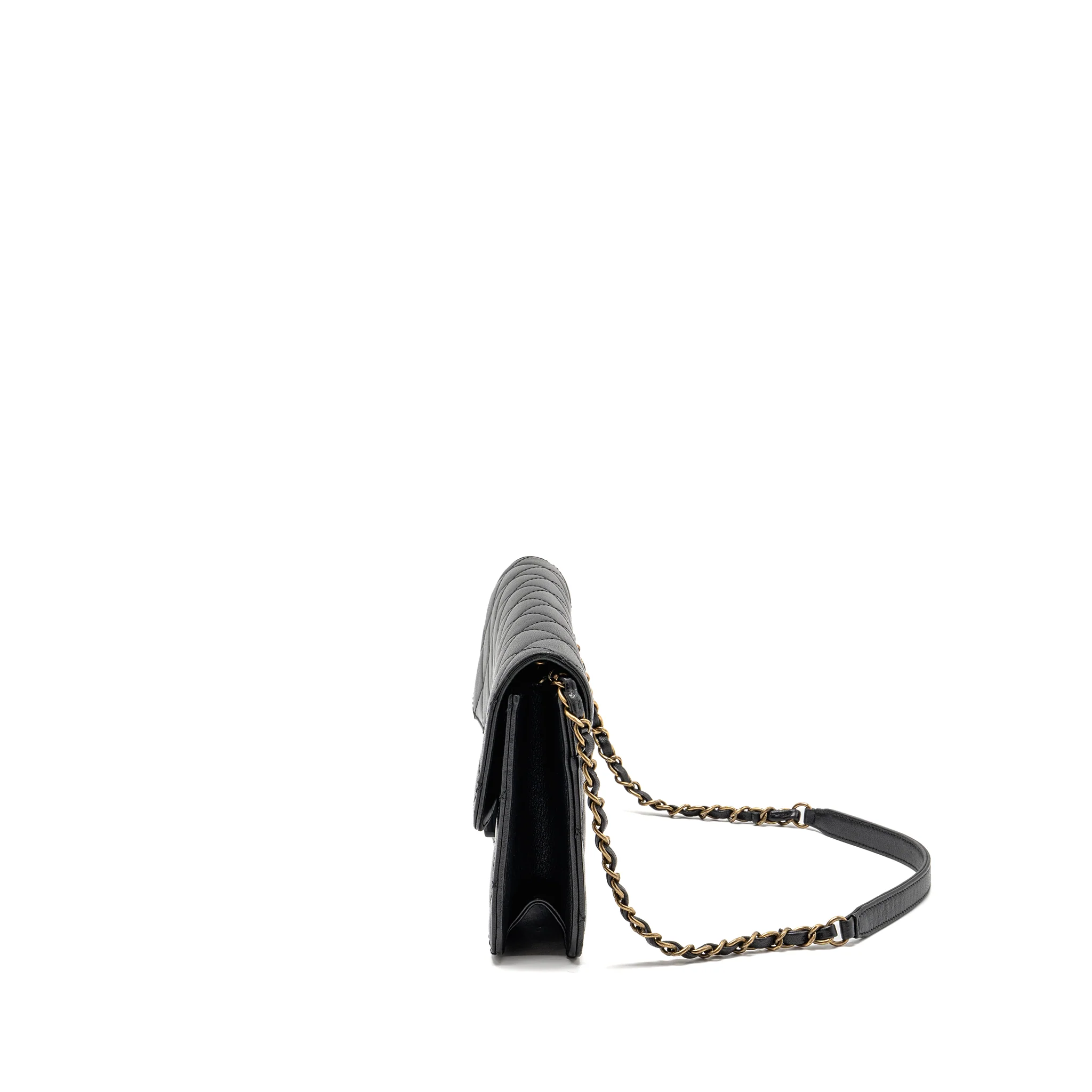 Chanel Beauty Lock Flap Bag Sheepskin Black GHW - Image 4