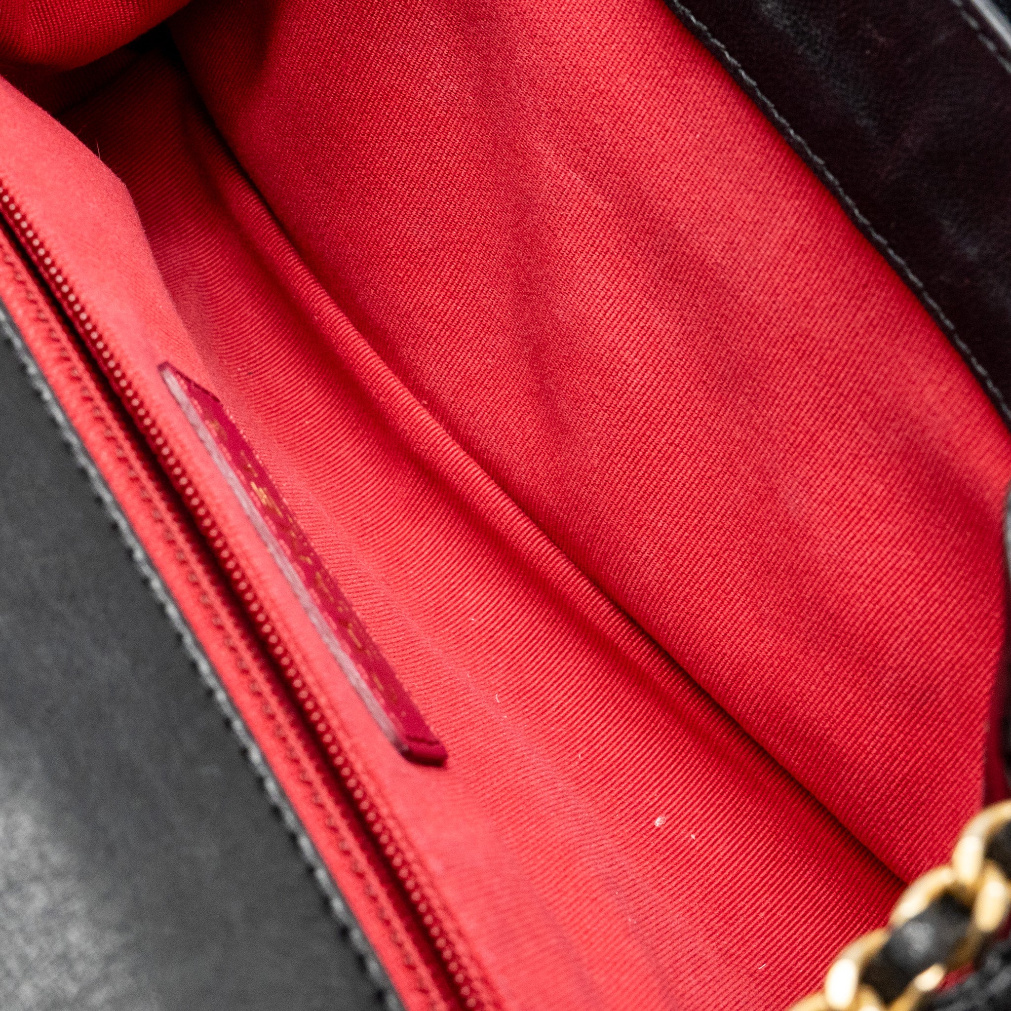 Chanel 22C Detailed CC Flap Bag with Chain Crumpled Lambskin Black GHW (Microchip) - Image 16