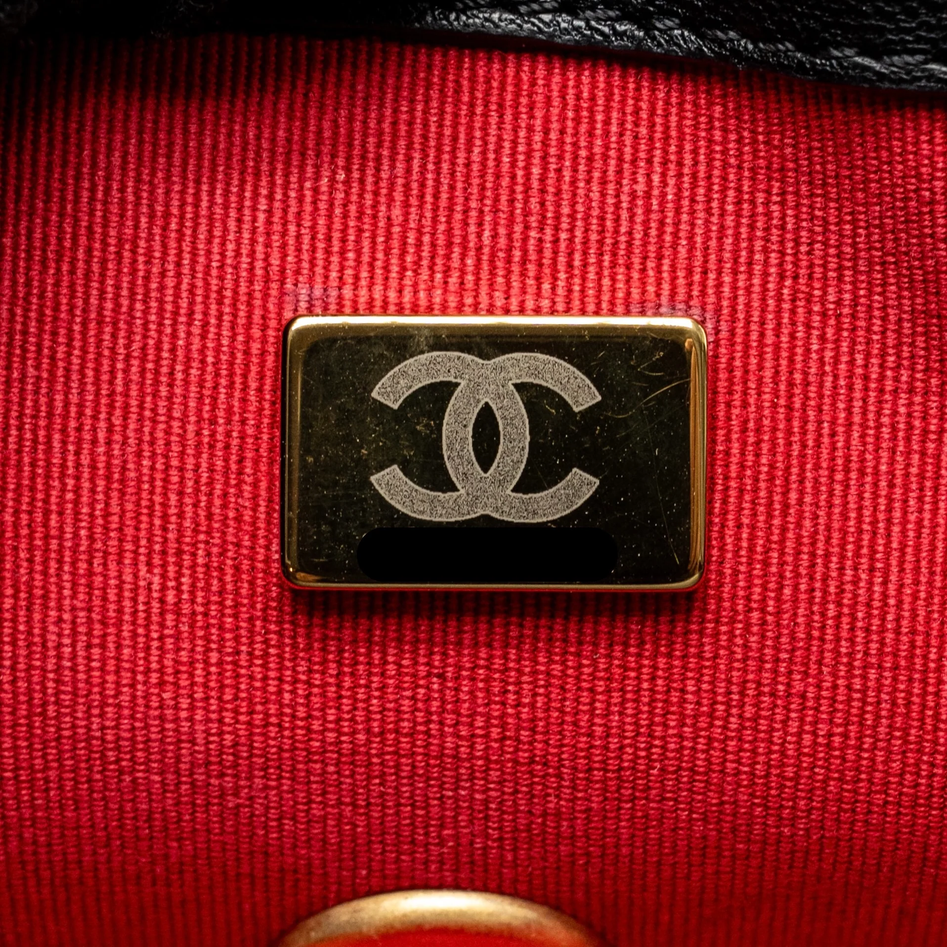 Chanel 22C Detailed CC Flap Bag with Chain Crumpled Lambskin Black GHW (Microchip) - Image 18