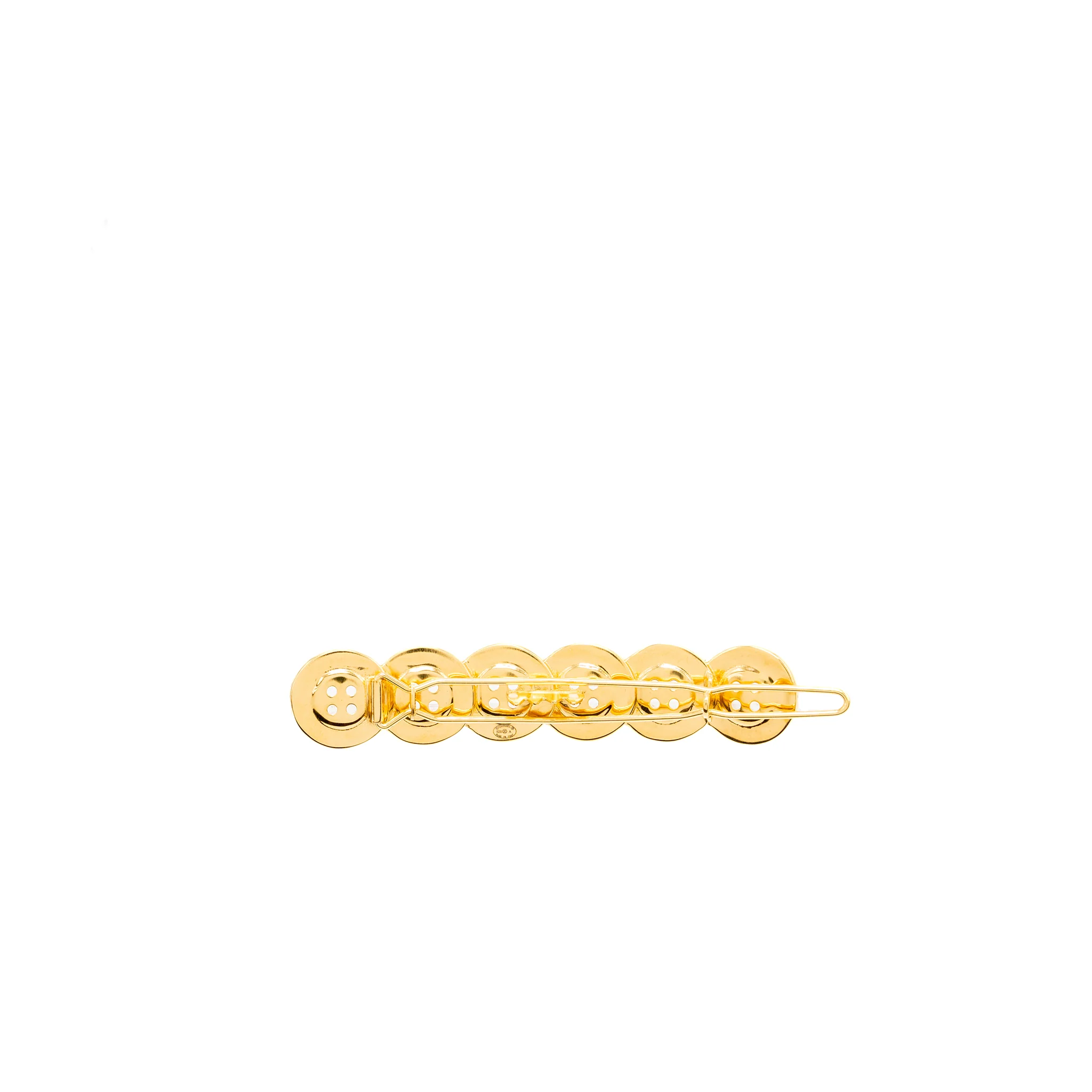 Chanel button hair clip gold tone - Image 3