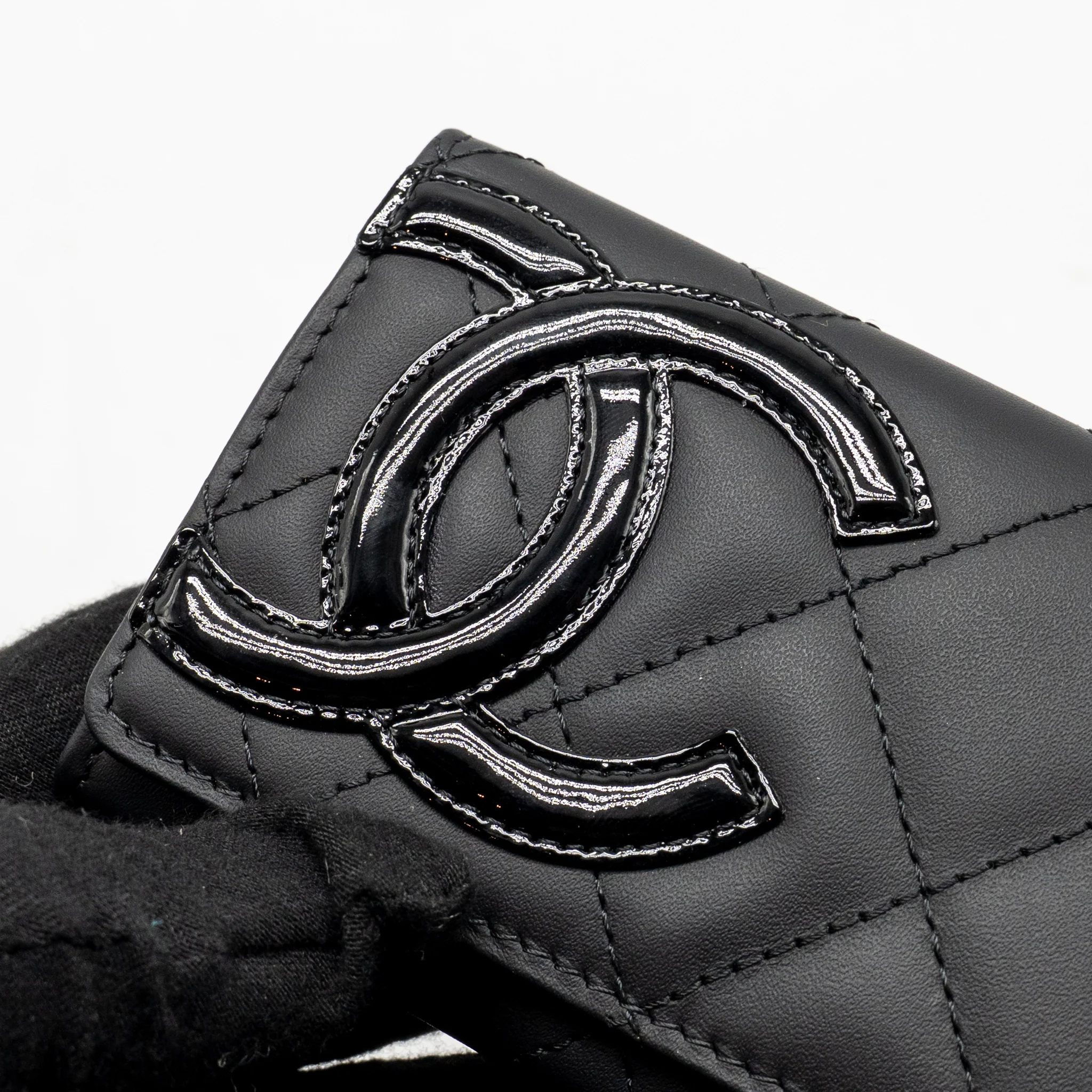 Chanel Cambon Card Holder Calfskin Black SHW - Image 9