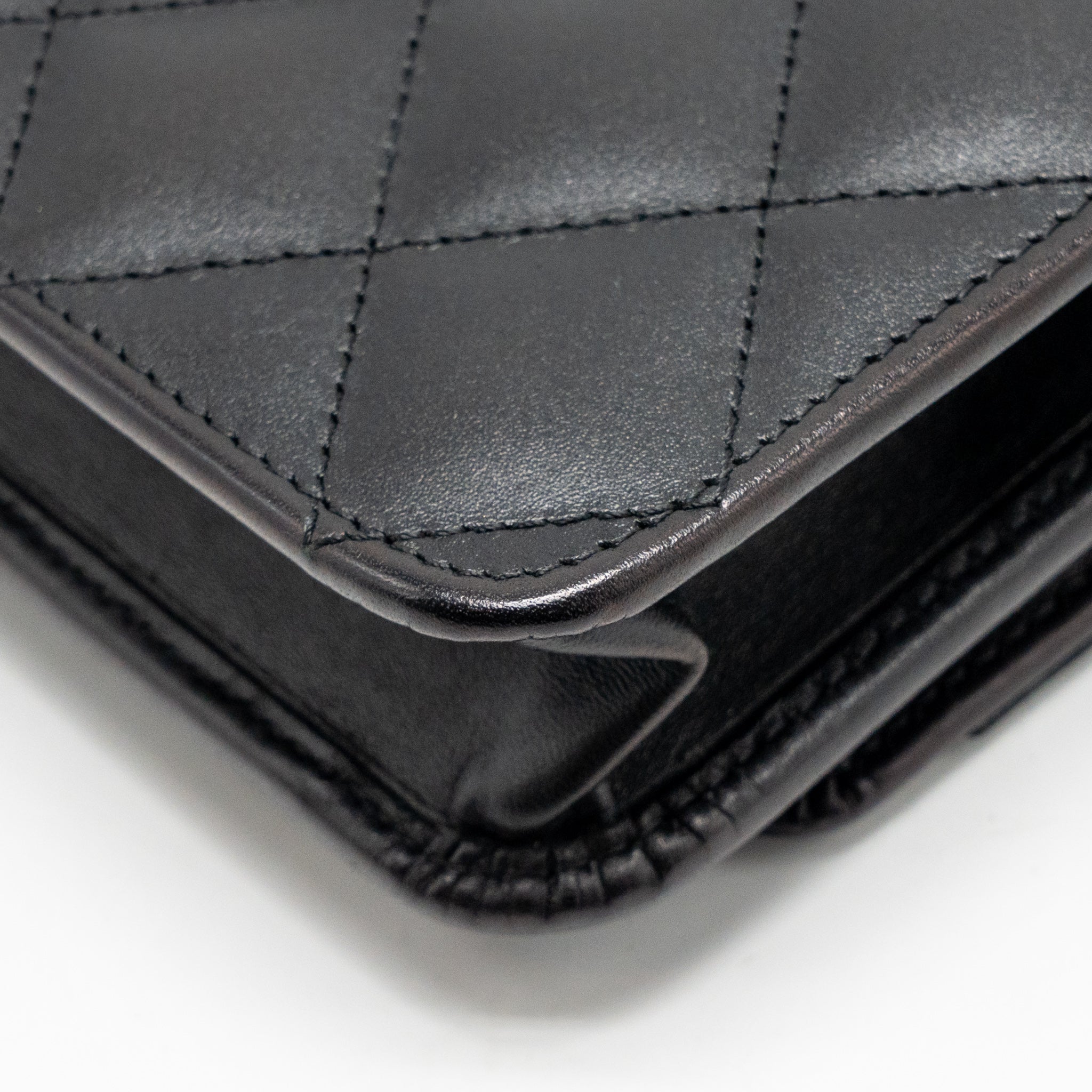 Chanel Cambon Wallet on Chain Calfskin Black SHW - Image 11