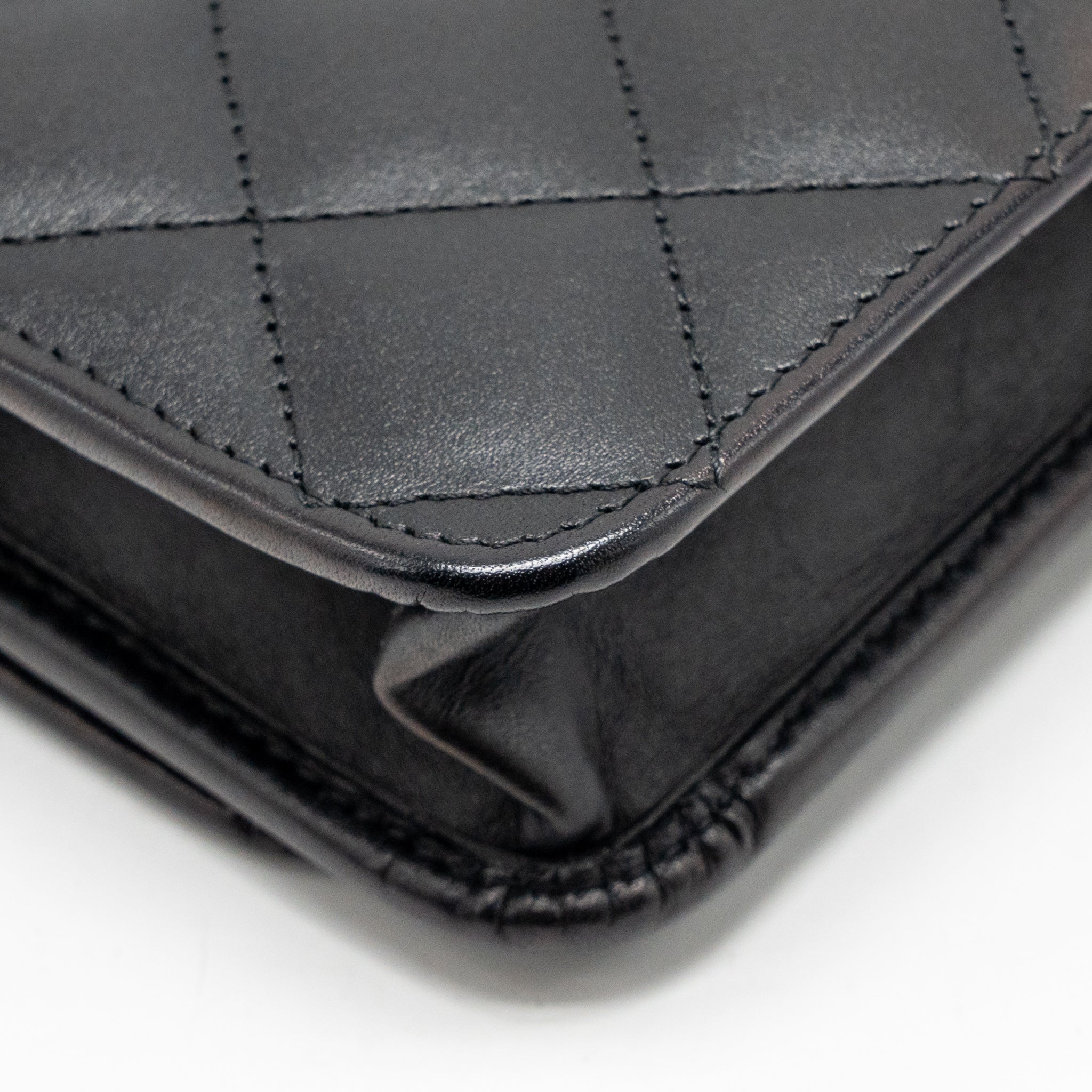 Chanel Cambon Wallet on Chain Calfskin Black SHW - Image 12