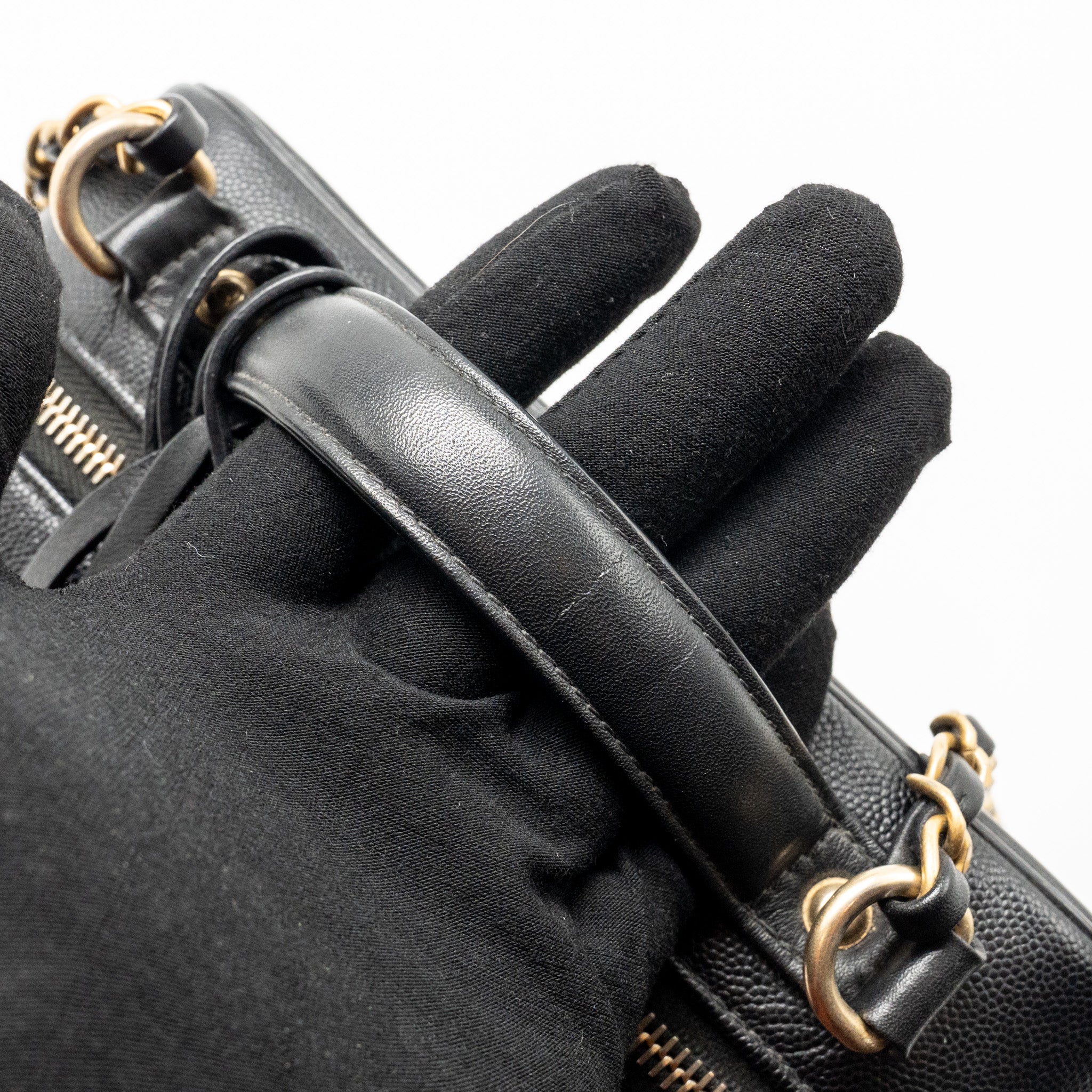 Chanel CC Filigree vanity caviar black GHW - Image 12