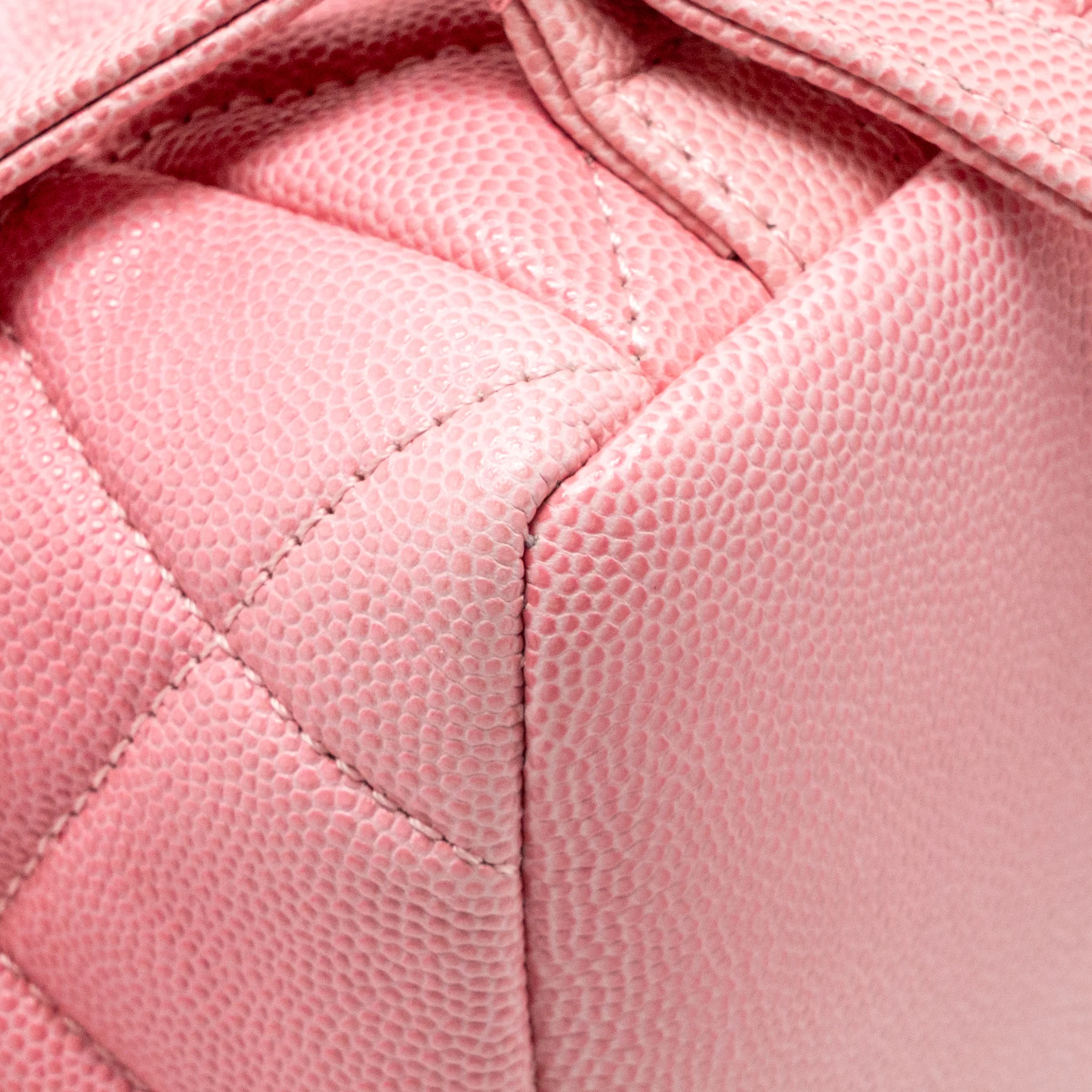 Chanel CC Flap Drawstring Backpack Caviar Gradient Pink SHW (Microchip) - Image 11