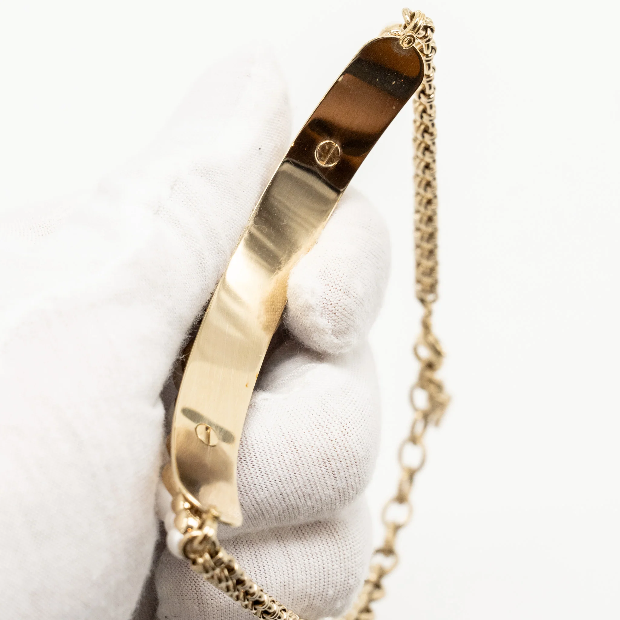 Chanel CC Logo Pearl Chocker/Necklace Light Gold Tone - Image 5