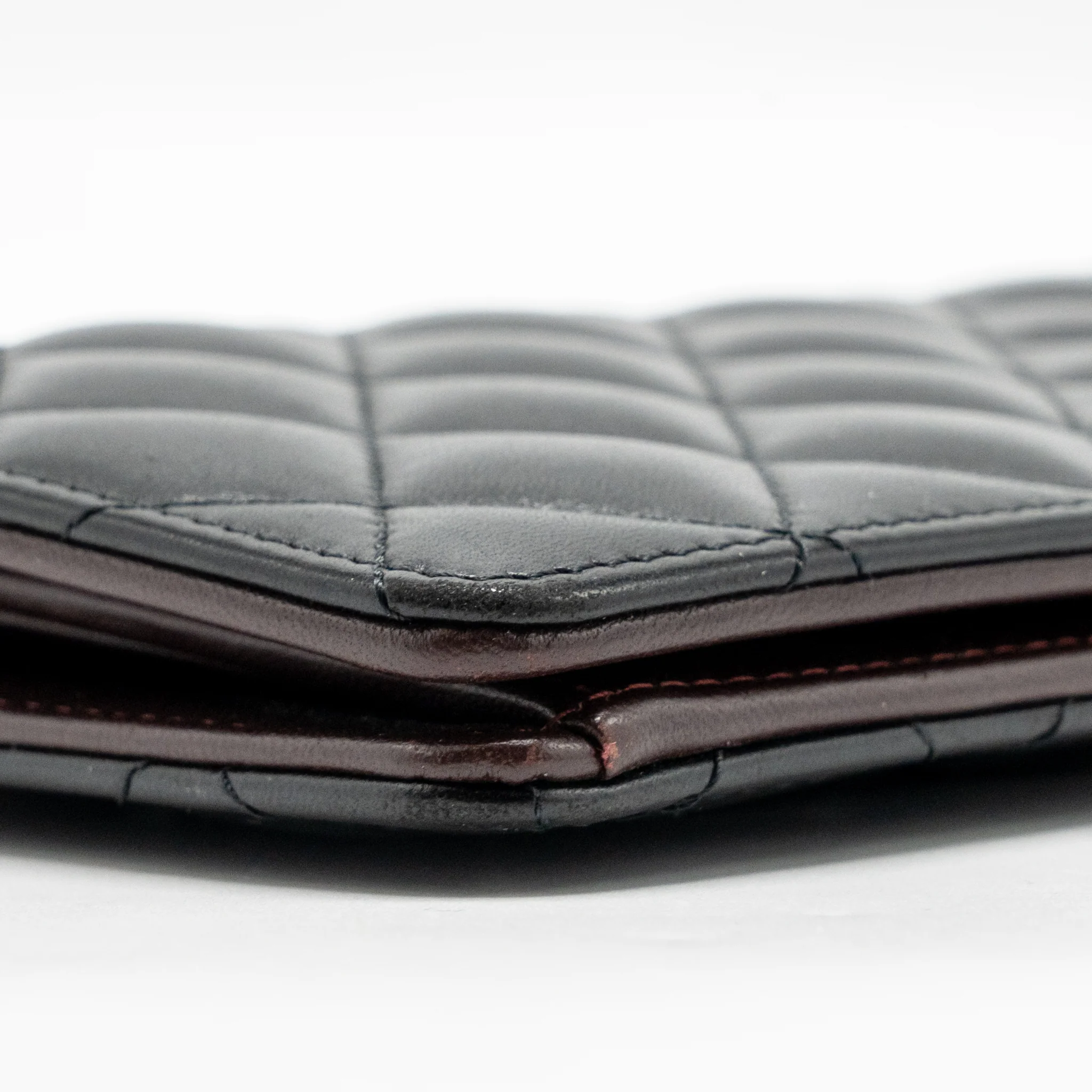 Chanel Classic CC Long Wallet Lambskin Black LGHW - Image 7