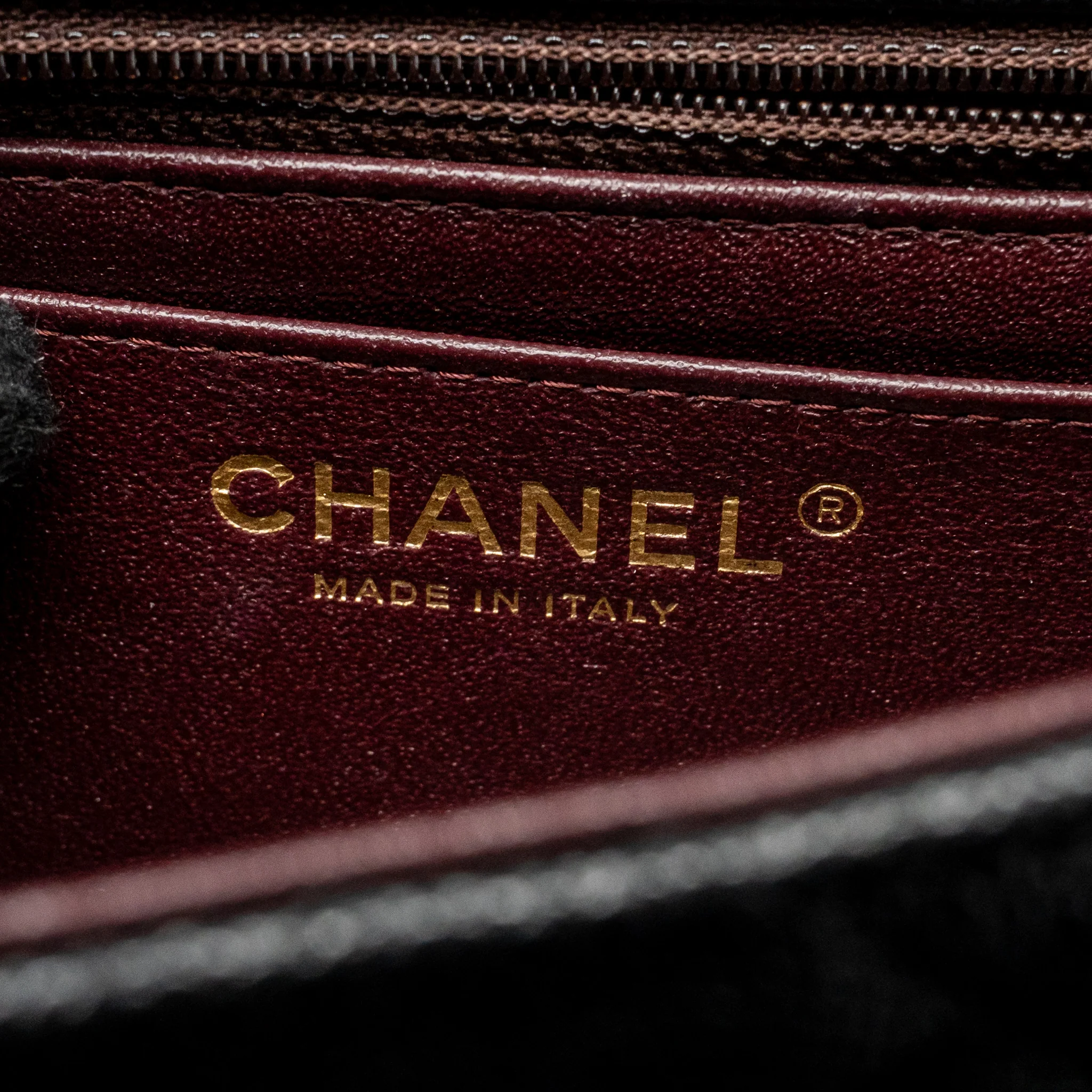 Chanel classic mini square flap bag caviar black LGHW - Image 17