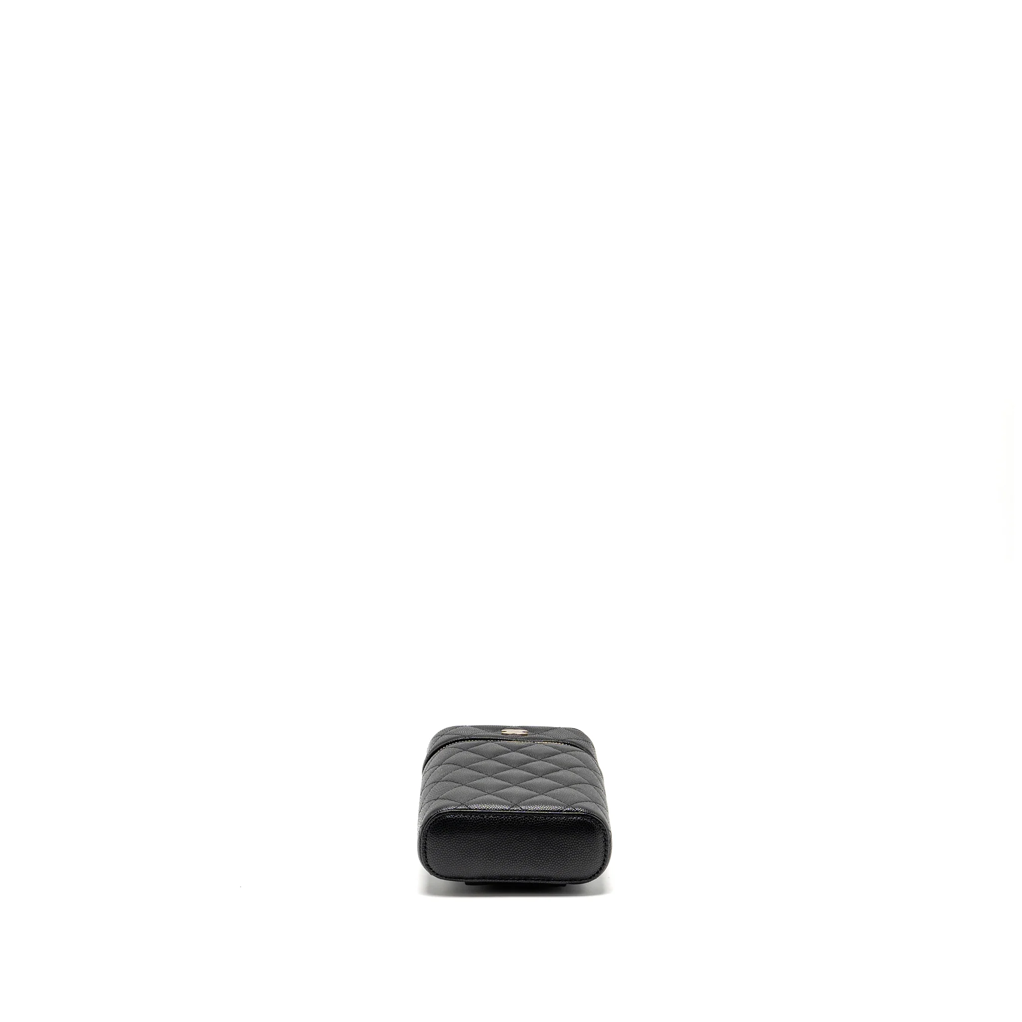 Chanel Classic Vanity Phone Holder with Chain Caviar Black LGHW - Image 6
