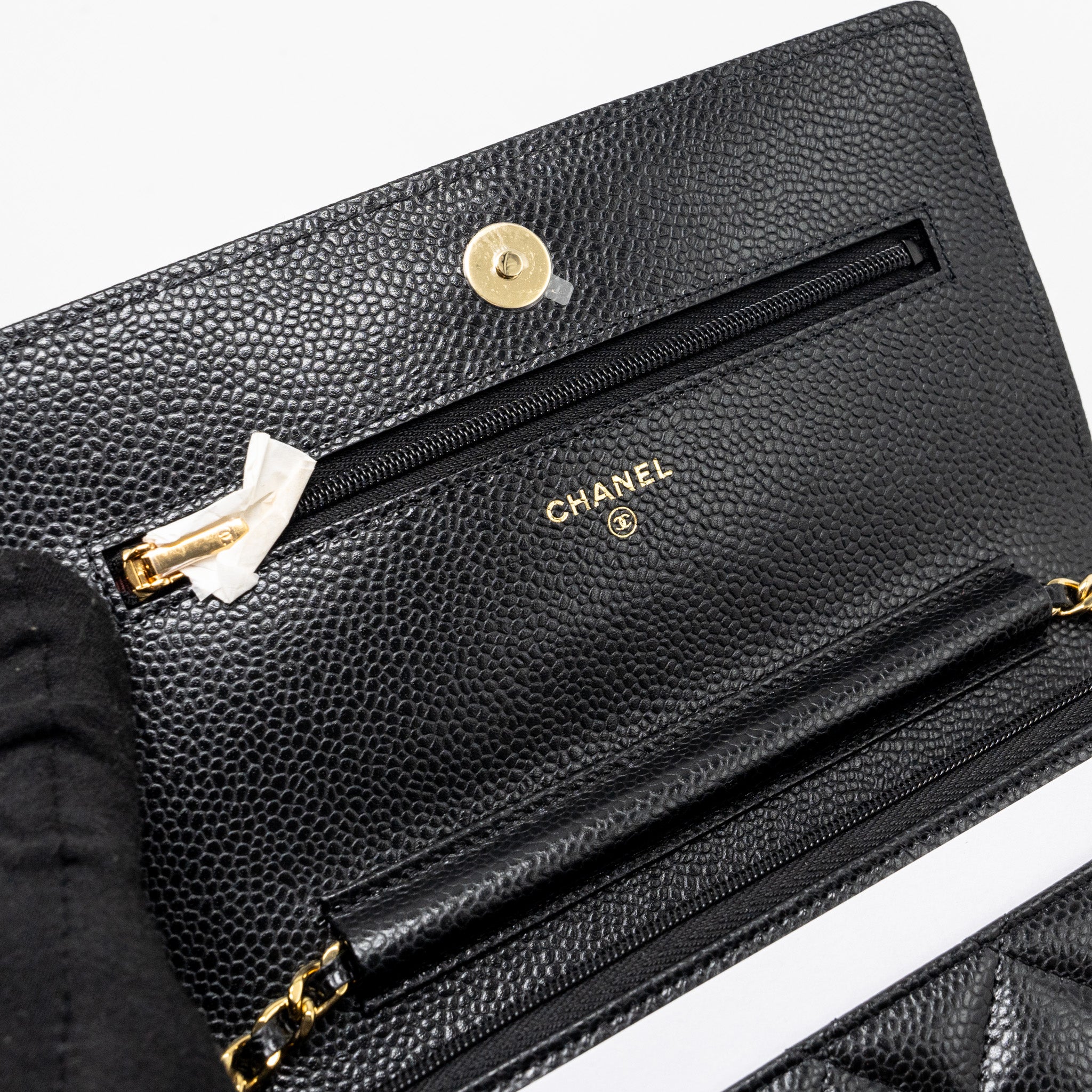 Chanel Classic Wallet On Chain Caviar Black GHW(Microchip) - Image 10