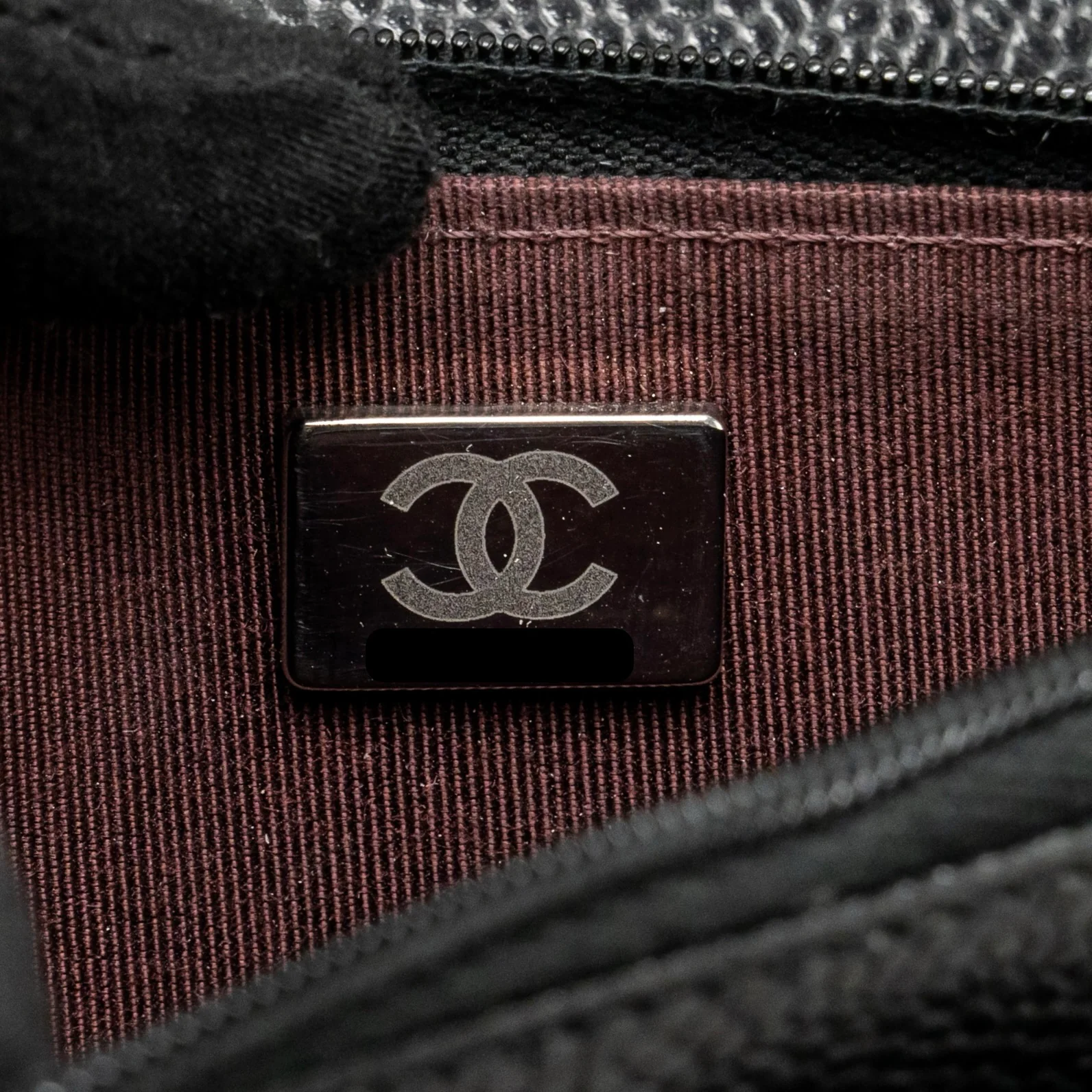 Chanel classic wallet on chain caviar black SHW (microchip) - Image 18