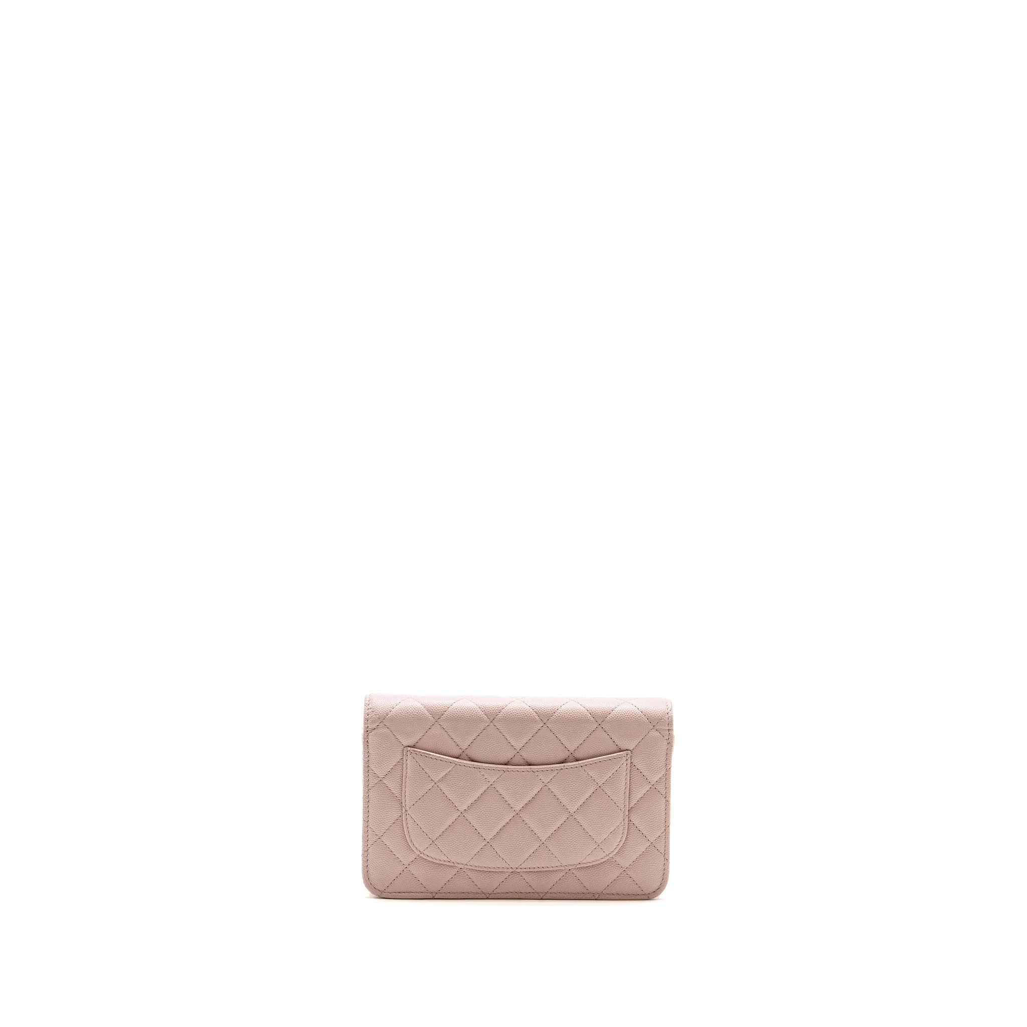 Chanel Classic wallet on chain caviar light pink LGHW - Image 2