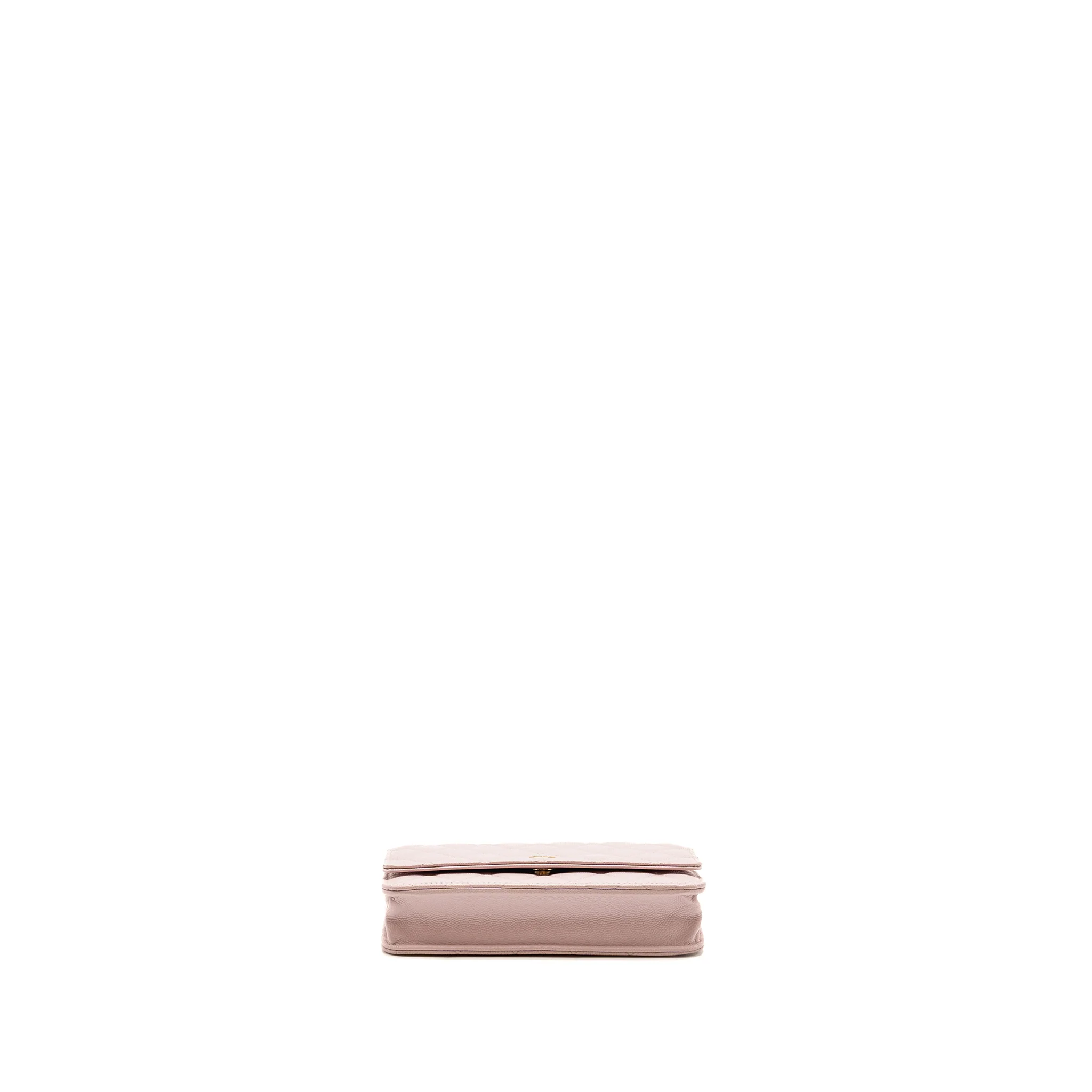 Chanel Classic wallet on chain caviar light pink LGHW - Image 6