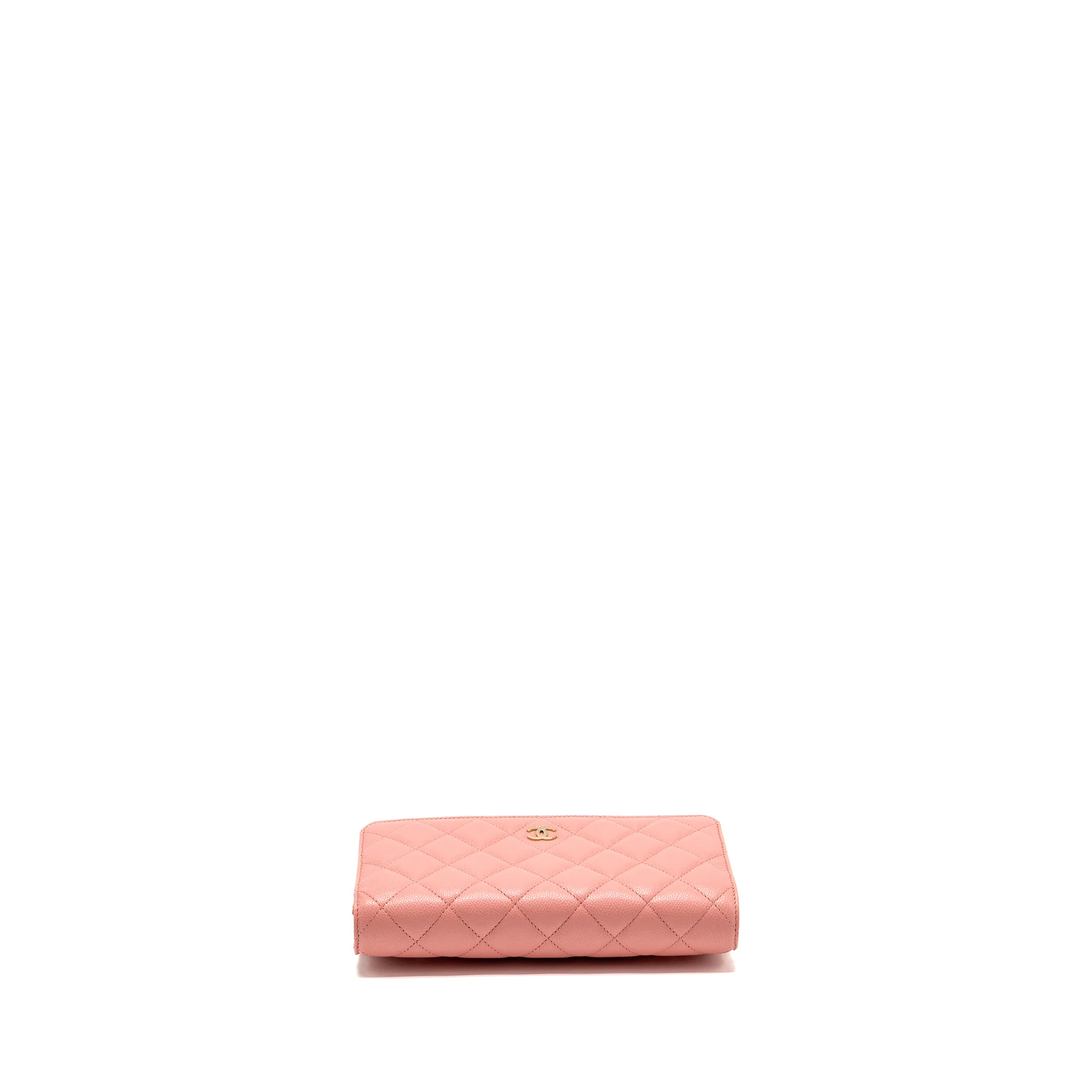 Chanel classic wallet on chain caviar pink LGHW (microchip) - Image 5
