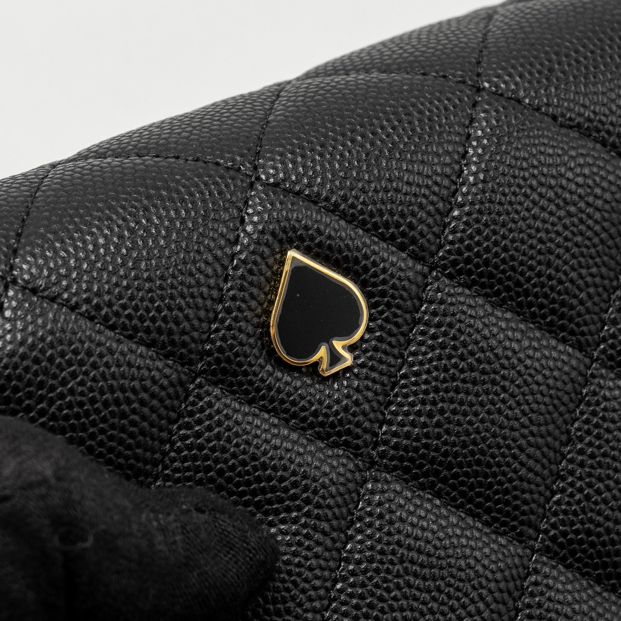 Chanel Coco Casino Wallet on Chain Caviar Black GHW (Microchip) - Image 13