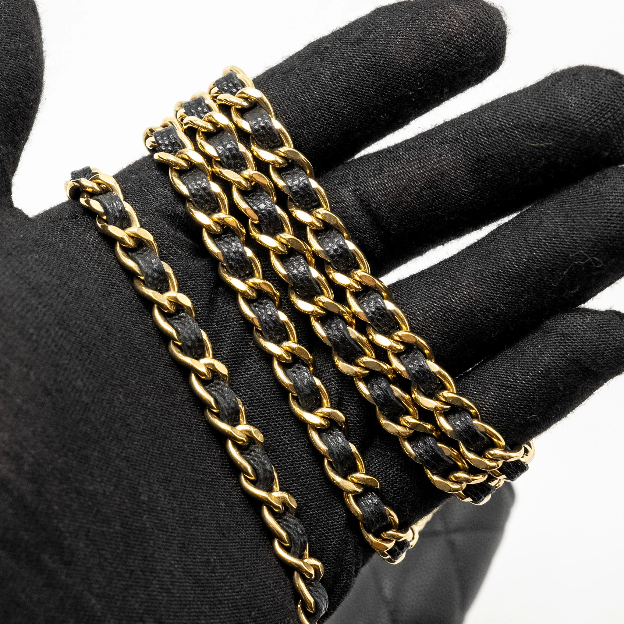 Chanel Coco Casino Wallet on Chain Caviar Black GHW (Microchip) - Image 14