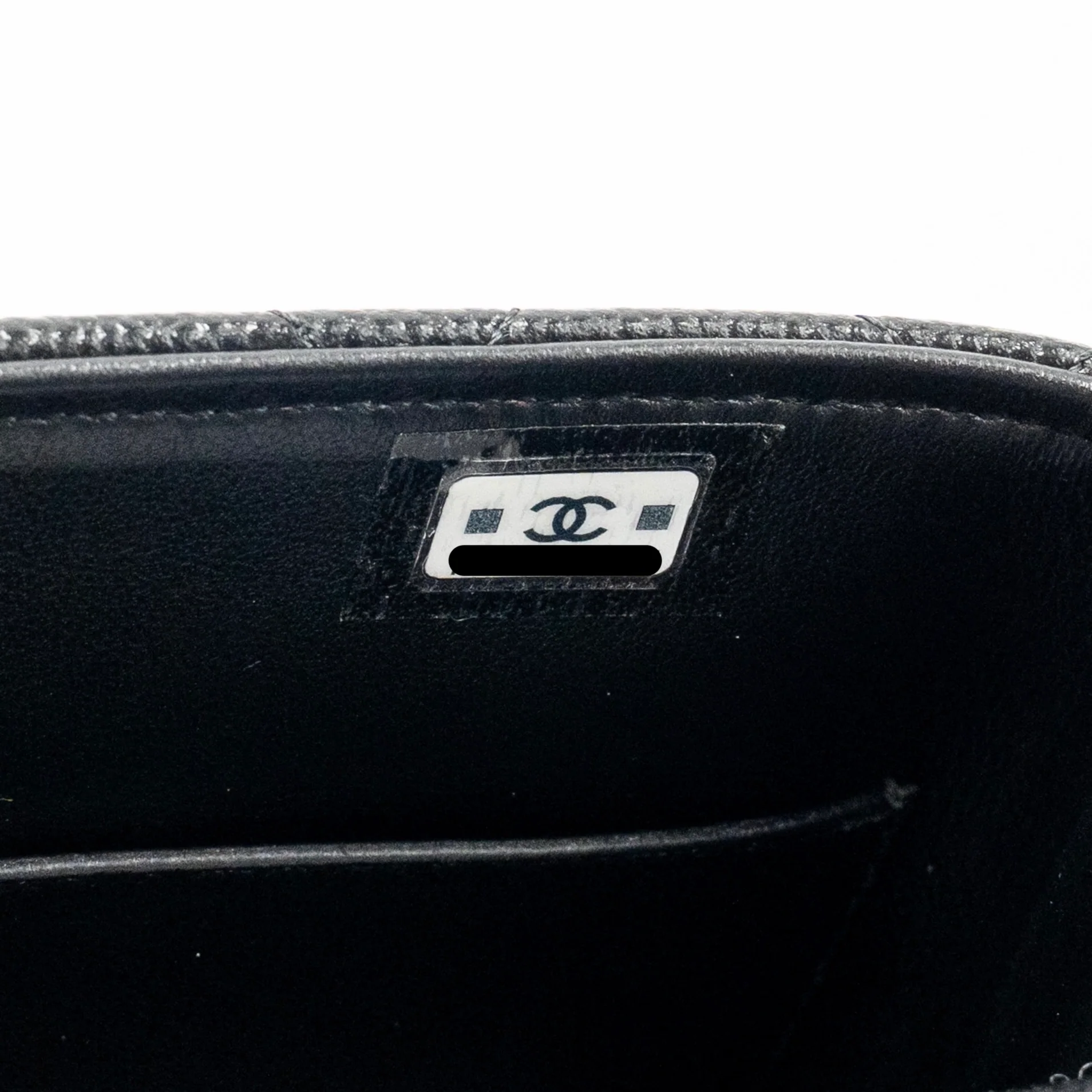 Chanel Coco Handle Mini Clutch with Chain Caviar Black LGHW (Microchip) - Image 18
