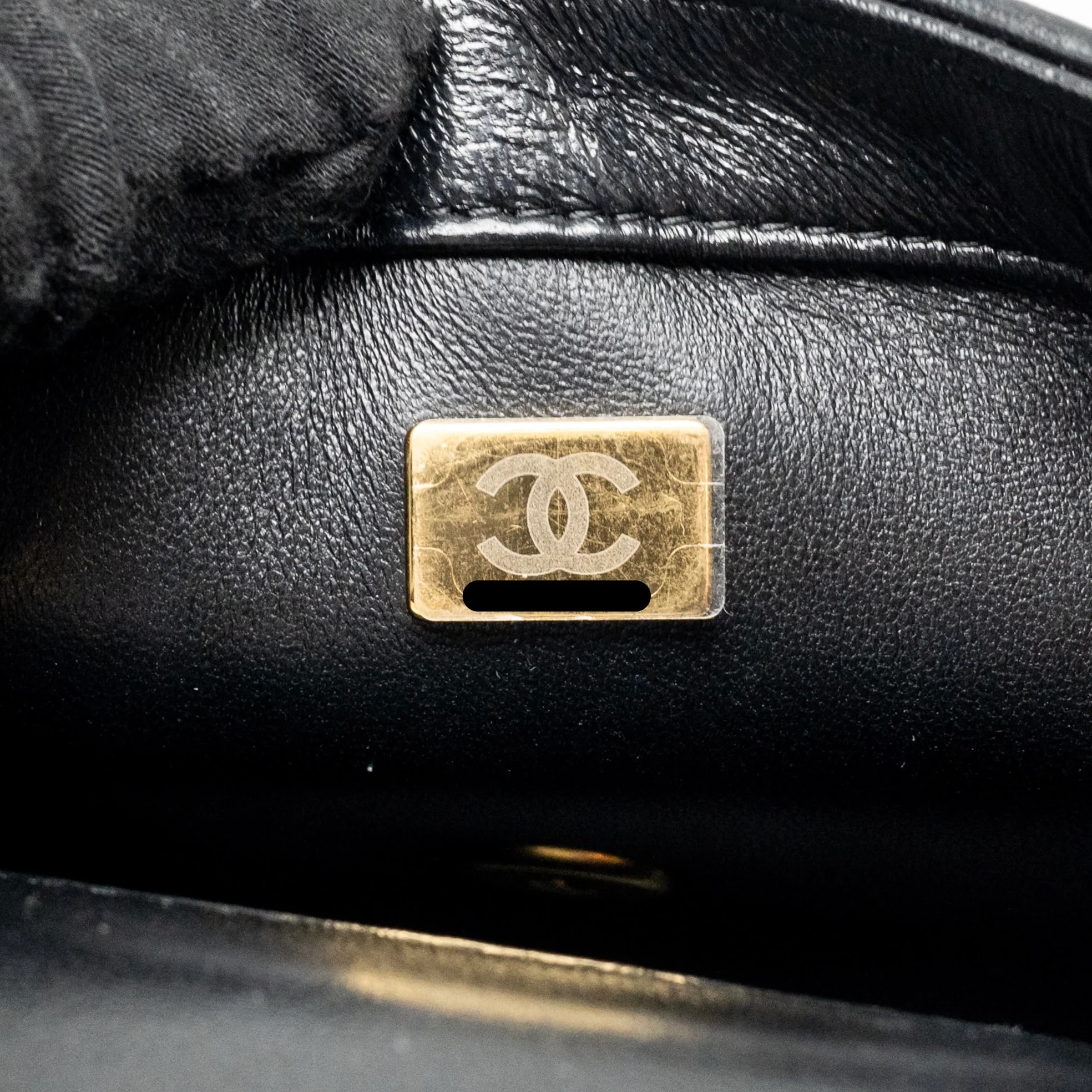 Chanel Coco Love Flap Bag Adjustable Chain Lambskin Black GHW (Microchip) - Image 17