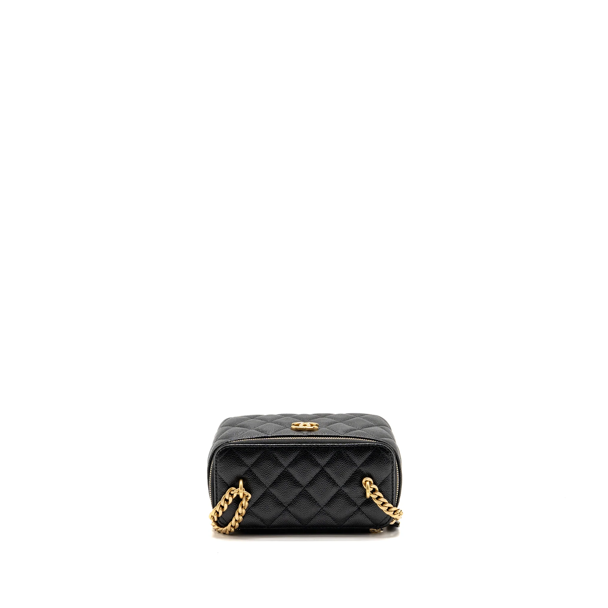 Chanel Coco Love Long Vanity with Adjustable Chain Caviar Black GHW (Microchip) - Image 5