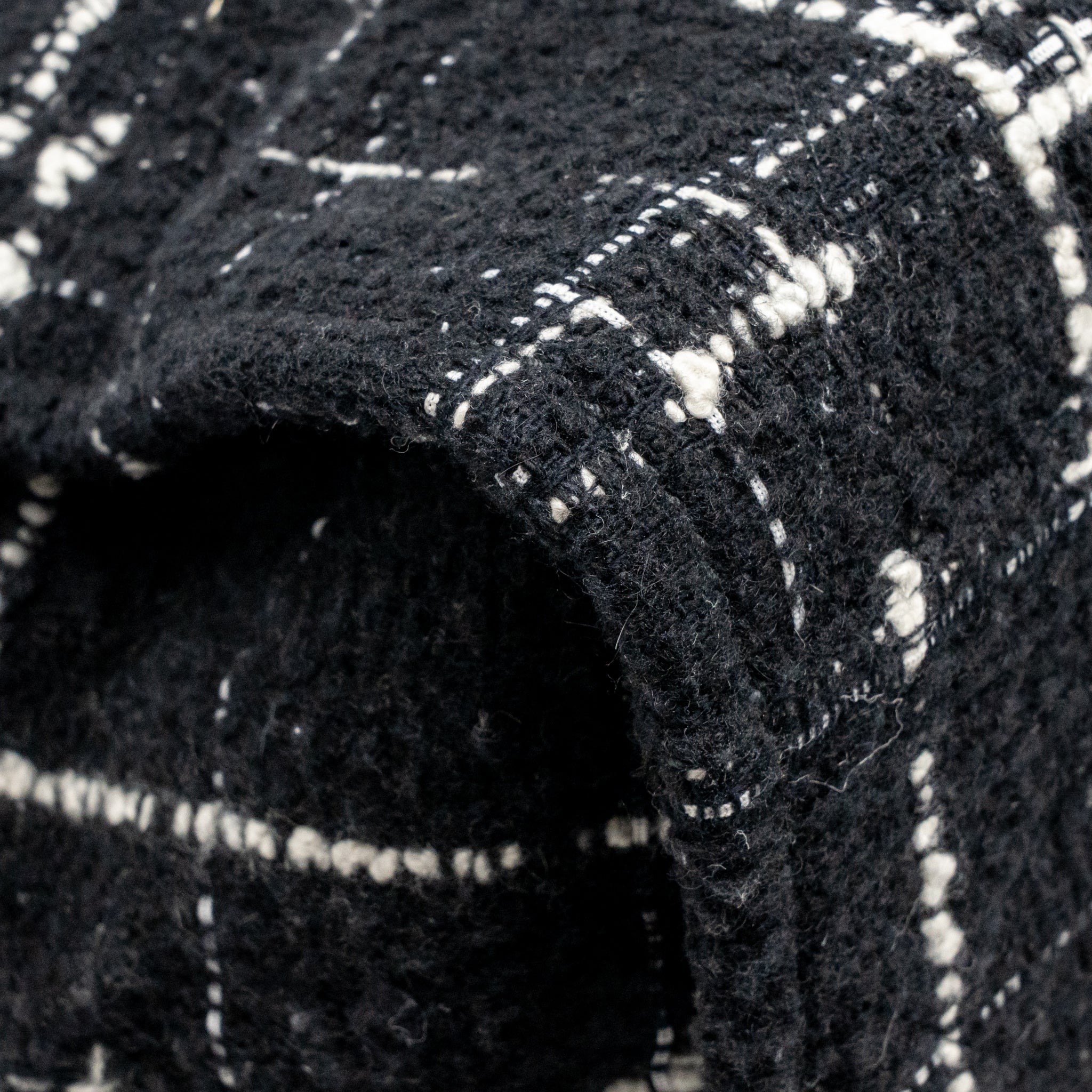 Chanel Deauville tote tweed black / multicolor LGHW (microchip) - Image 11