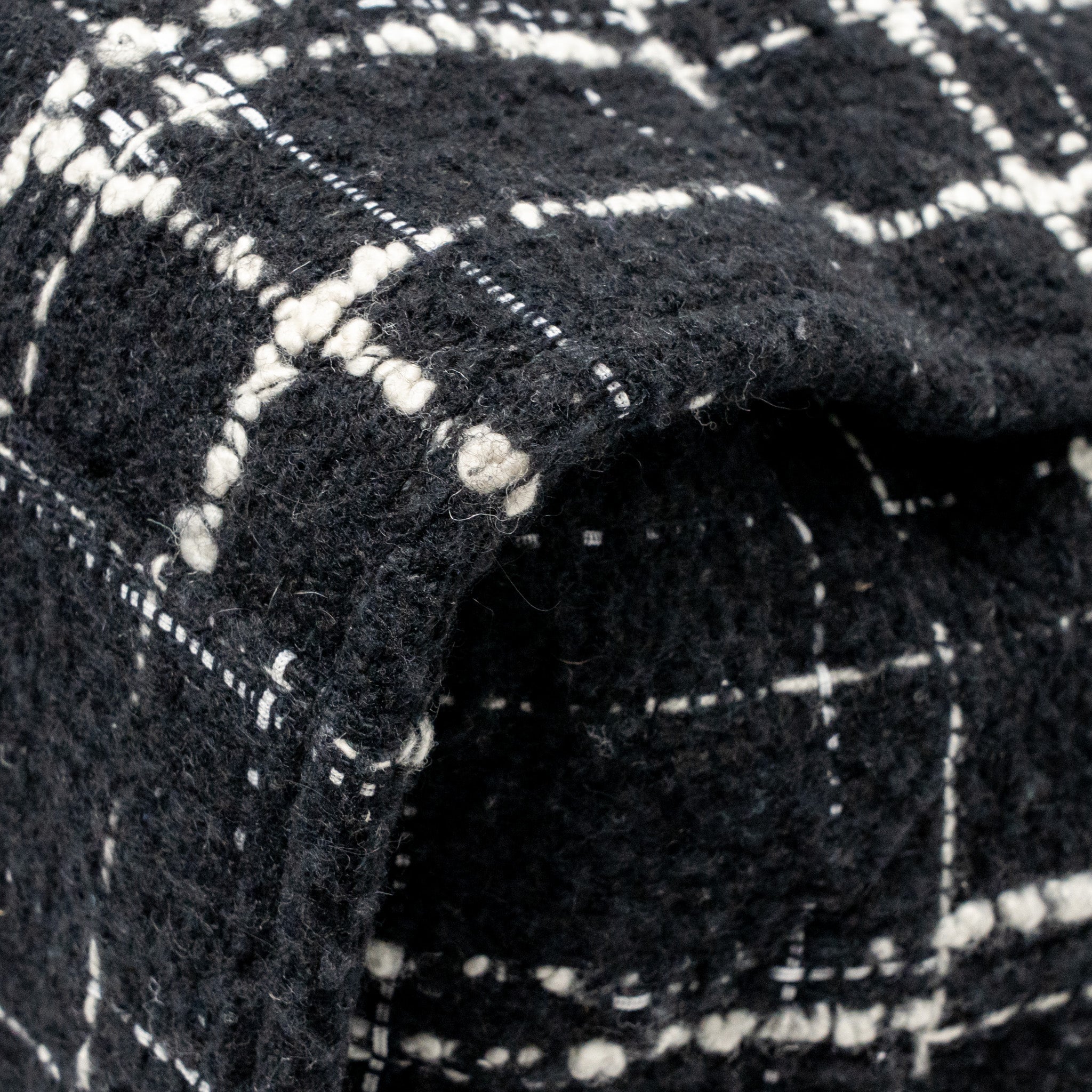 Chanel Deauville tote tweed black / multicolor LGHW (microchip) - Image 12