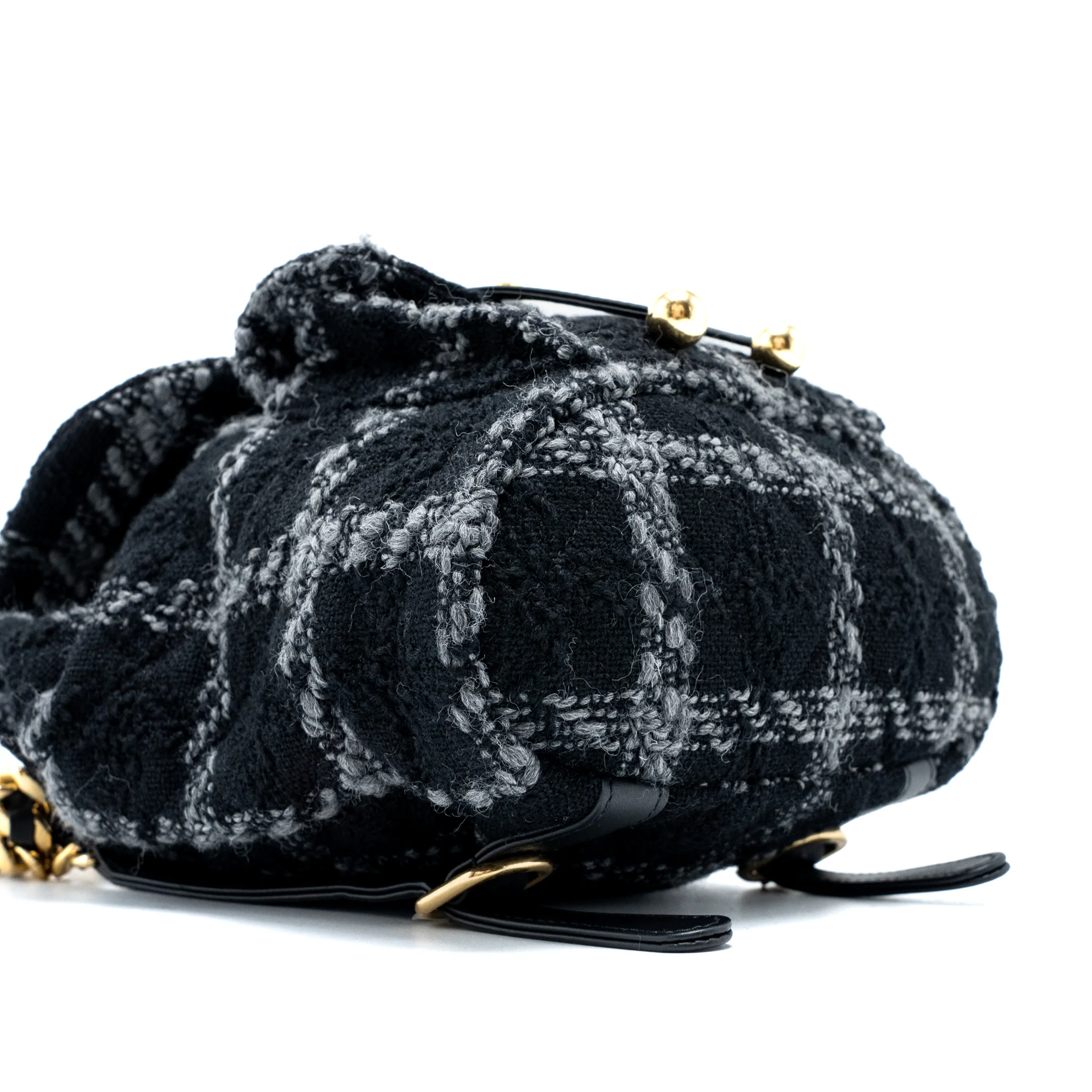 Chanel Duma Backpack Tweed Multicoloured Brushed GHW (Microchip) - Image 12