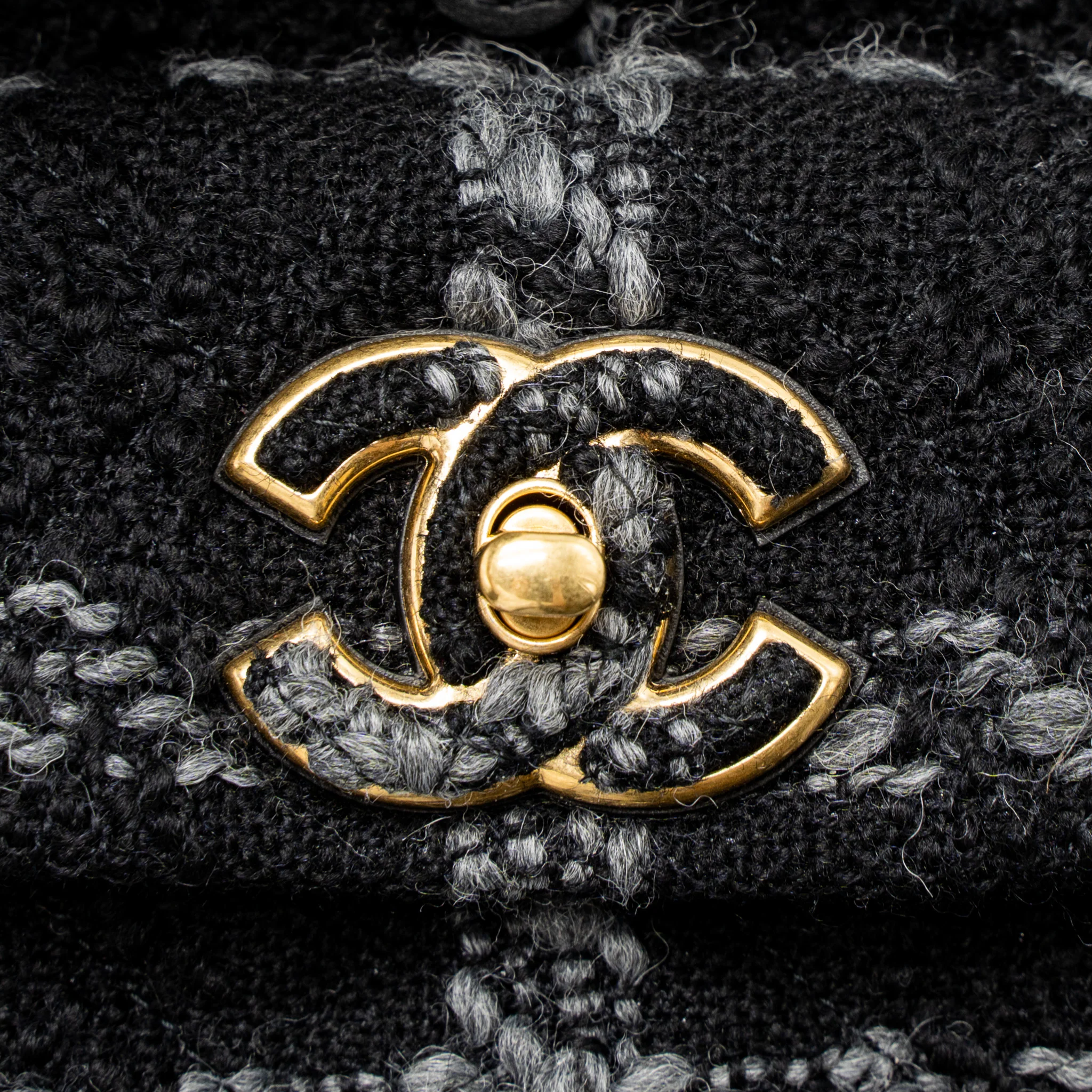 Chanel Duma Backpack Tweed Multicoloured Brushed GHW (Microchip) - Image 7